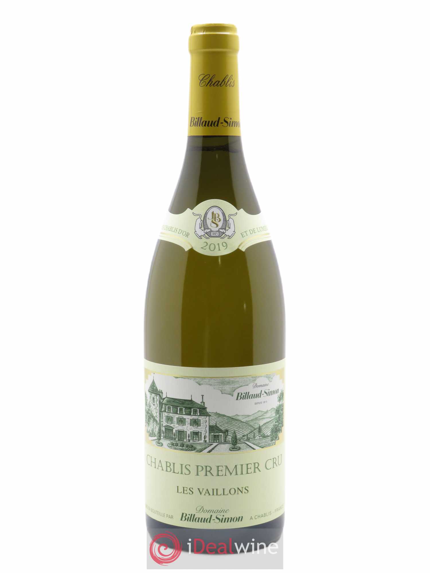 Chablis 1er Cru Les Vaillons Billaud-Simon (Domaine) 2019 - Lot de 1 bouteille - 0