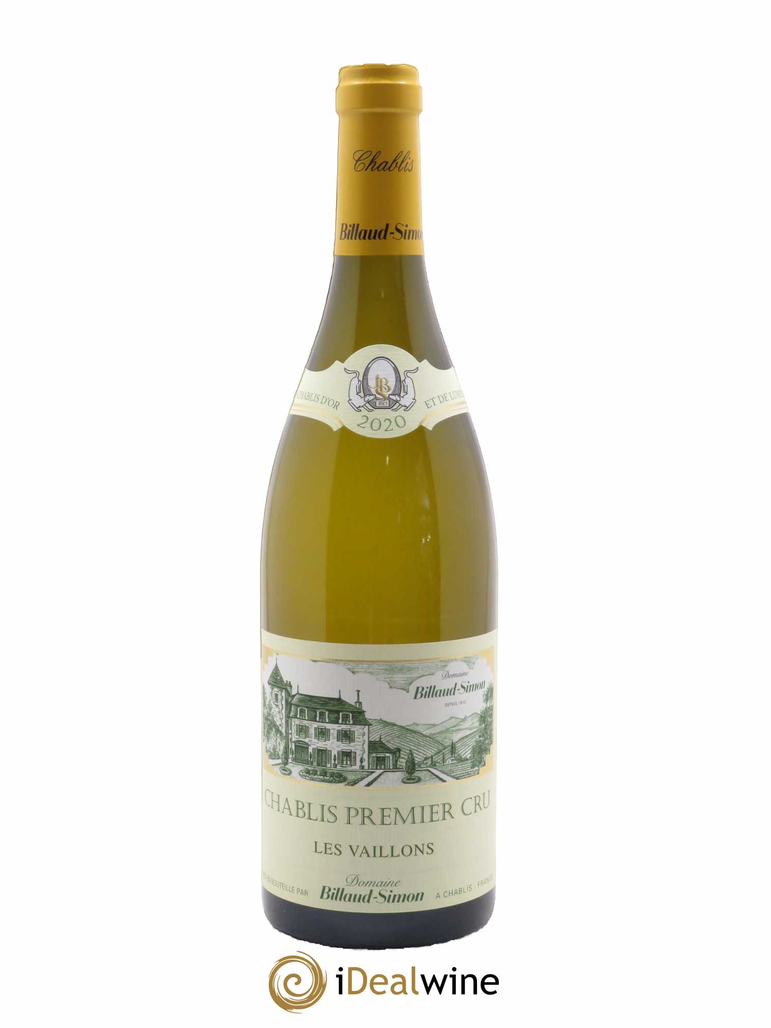 Chablis 1er Cru Les Vaillons Billaud-Simon (Domaine) 2020 - Lot de 1 bouteille - 0