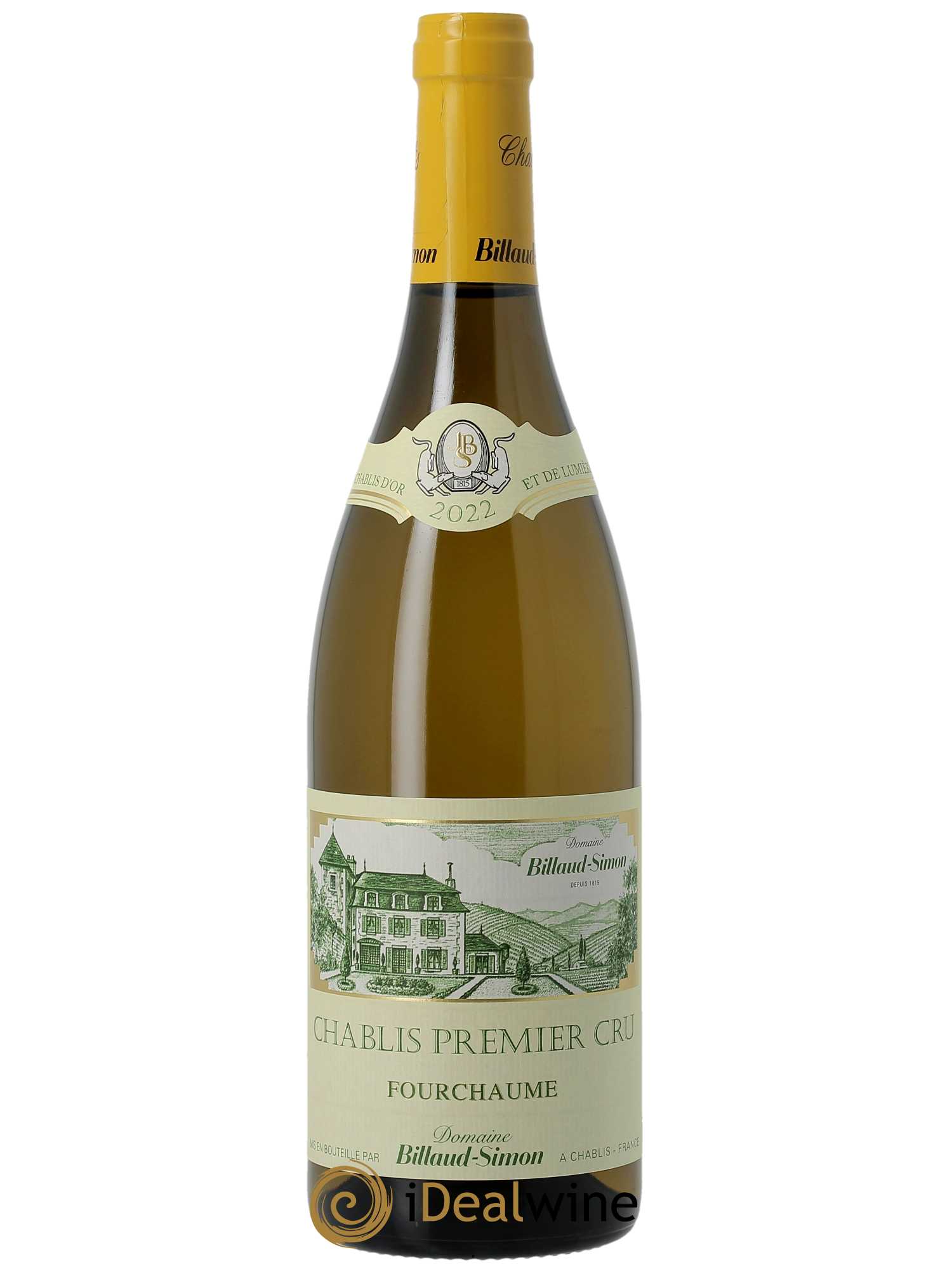 Chablis 1er Cru Fourchaume Billaud-Simon (Domaine) 2022 - Lot of 1 bottle - 0