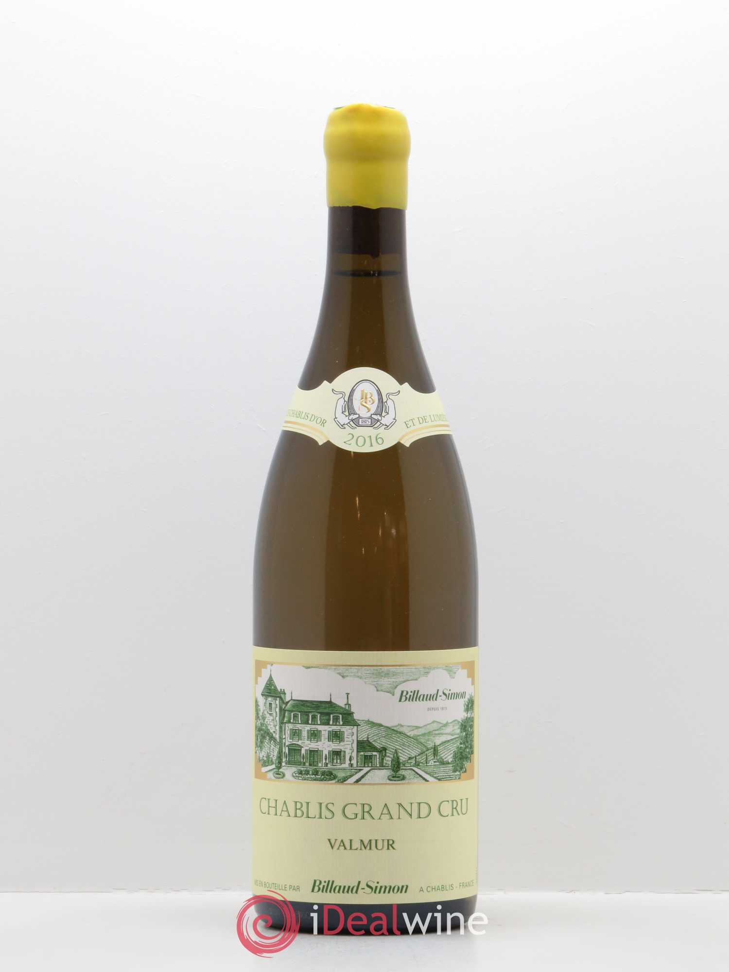 Chablis Grand Cru Valmur Billaud-Simon (Domaine) 2016 - Lot de 1 bouteille - 0