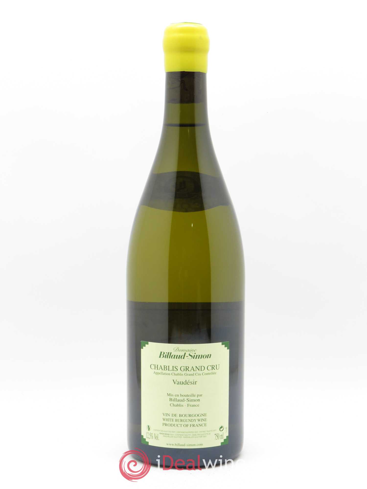 Chablis Grand Cru Vaudésir Billaud-Simon (Domaine) 2017 - Posten von 1 Flasche - 1