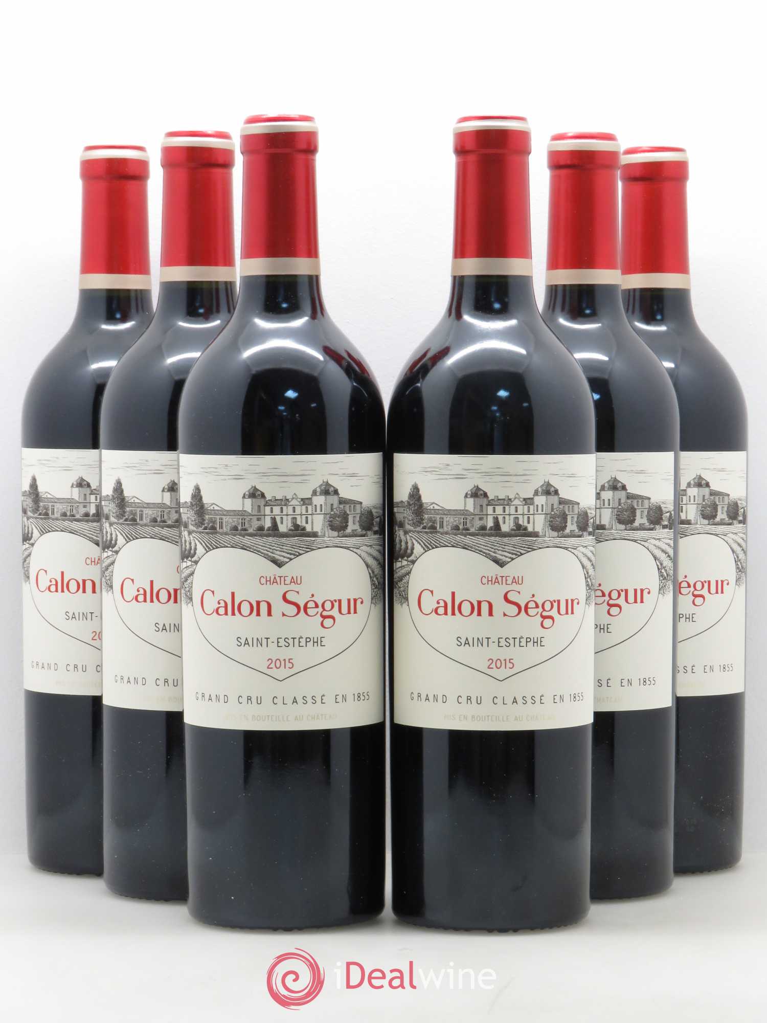 Château Calon Ségur 3ème Grand Cru Classé 2015 - Lot de 6 bouteilles - 0