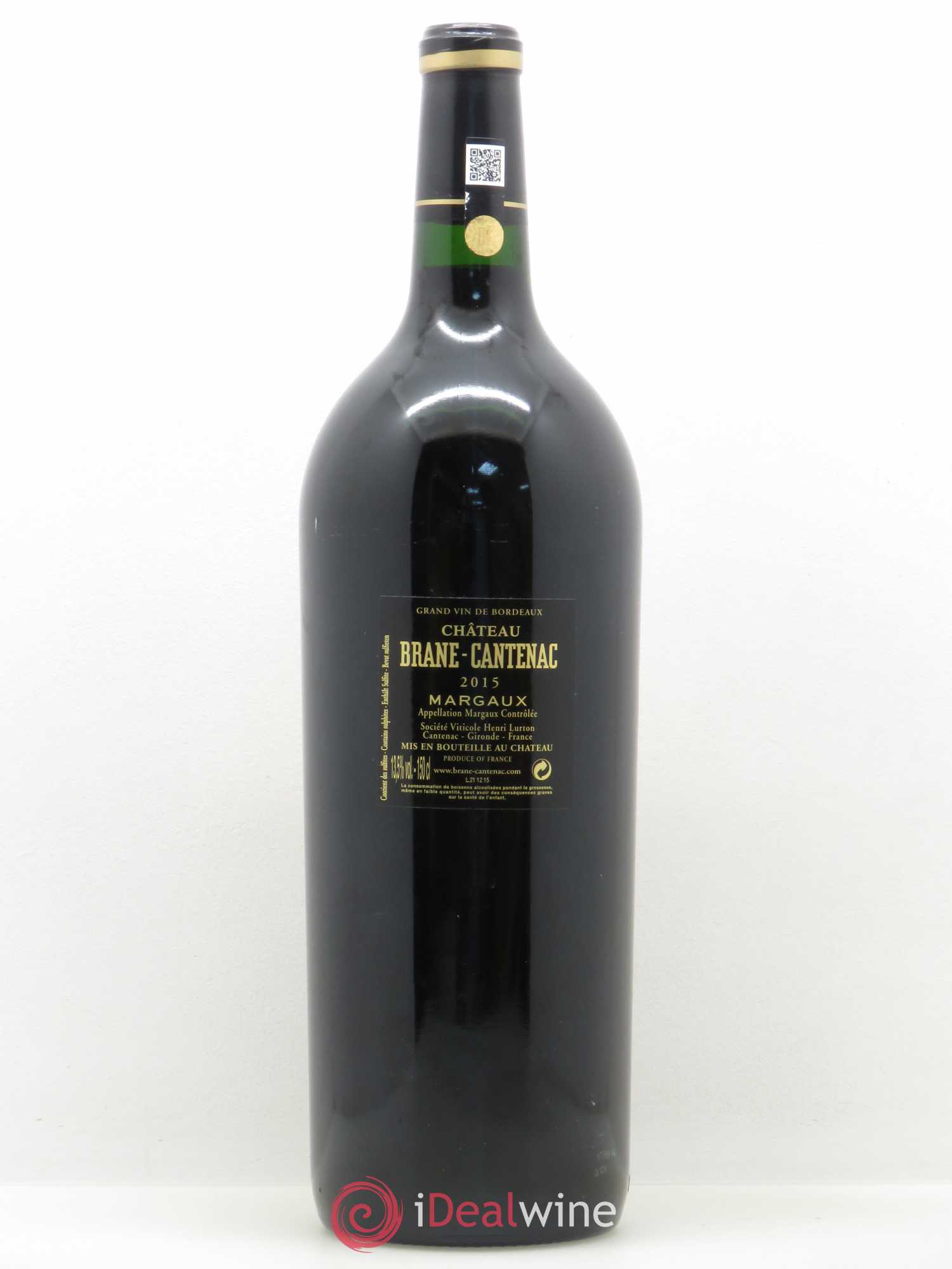 Château Brane Cantenac 2ème Grand Cru Classé 2015 - Lot de 1 magnum - 1