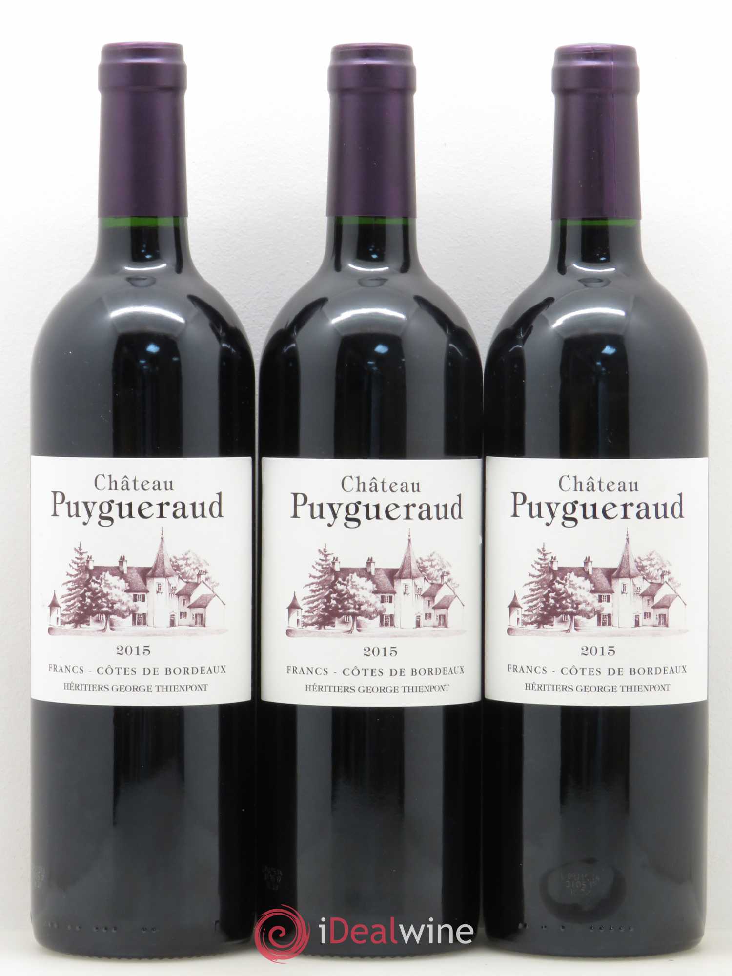 Château Puygueraud 2015 - Lot de 12 bouteilles - 1