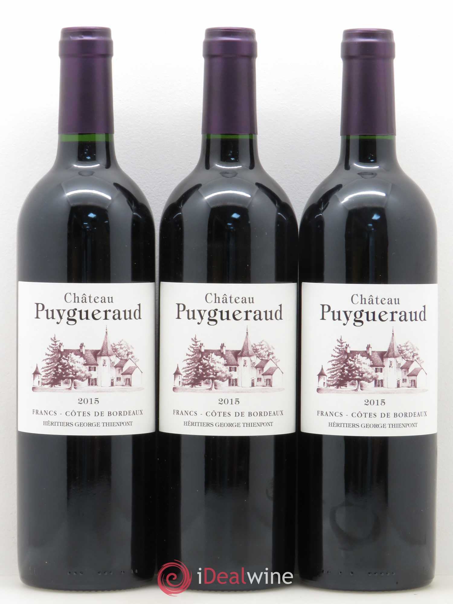 Château Puygueraud 2015 - Lot de 12 bouteilles - 2
