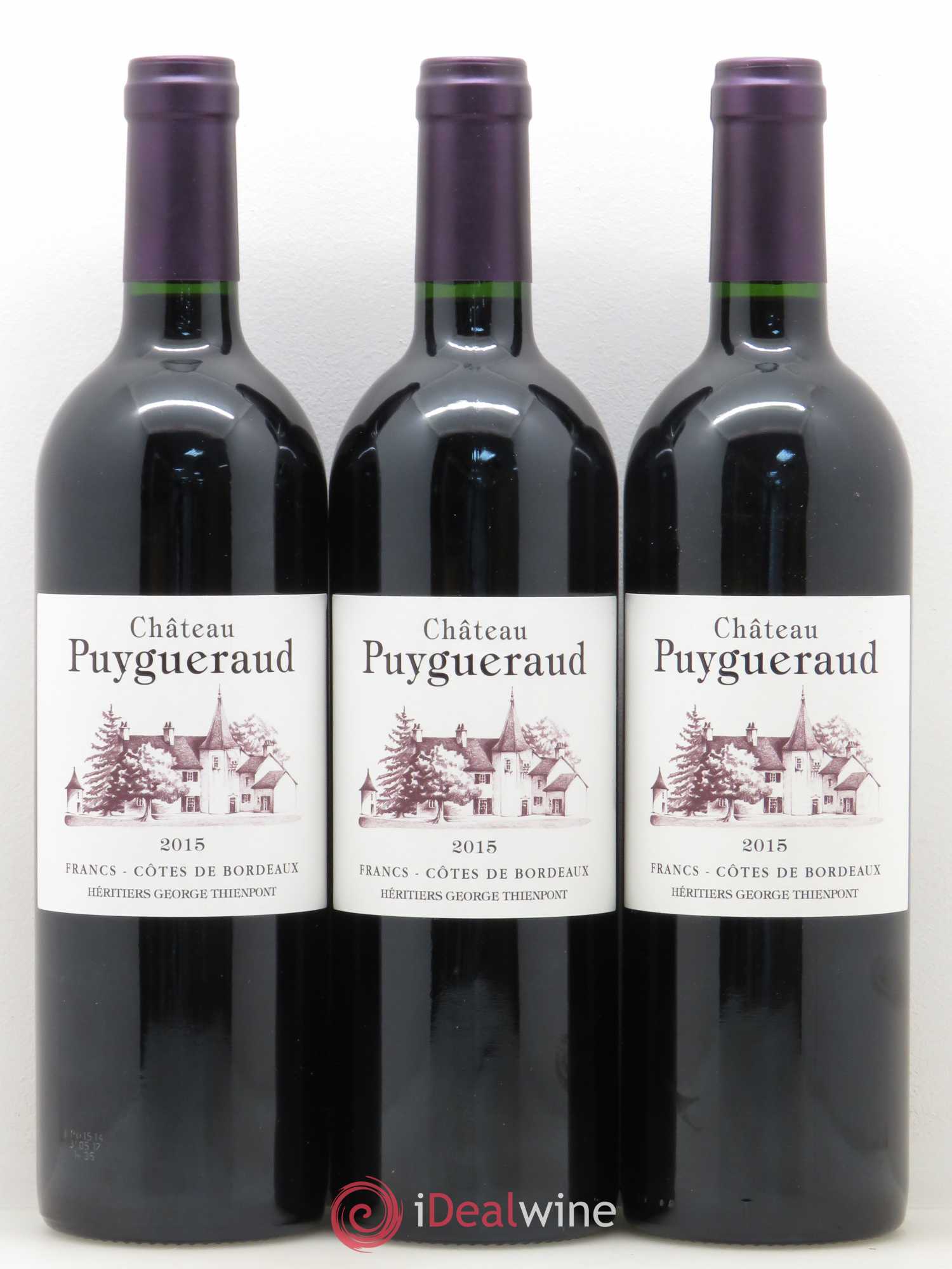 Château Puygueraud 2015 - Lot de 12 bouteilles - 3