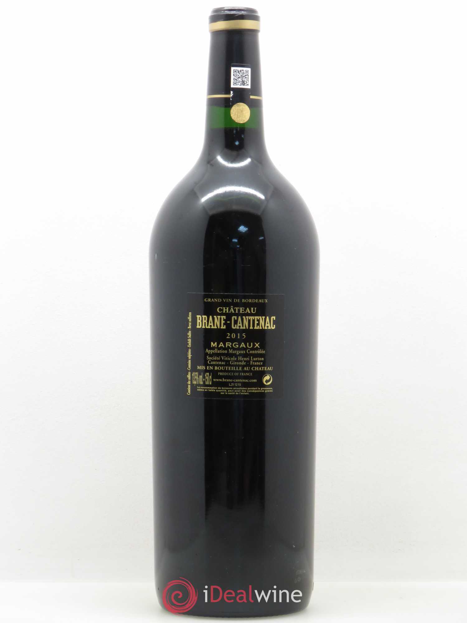 Château Brane Cantenac 2ème Grand Cru Classé 2015 - Lot de 1 magnum - 1