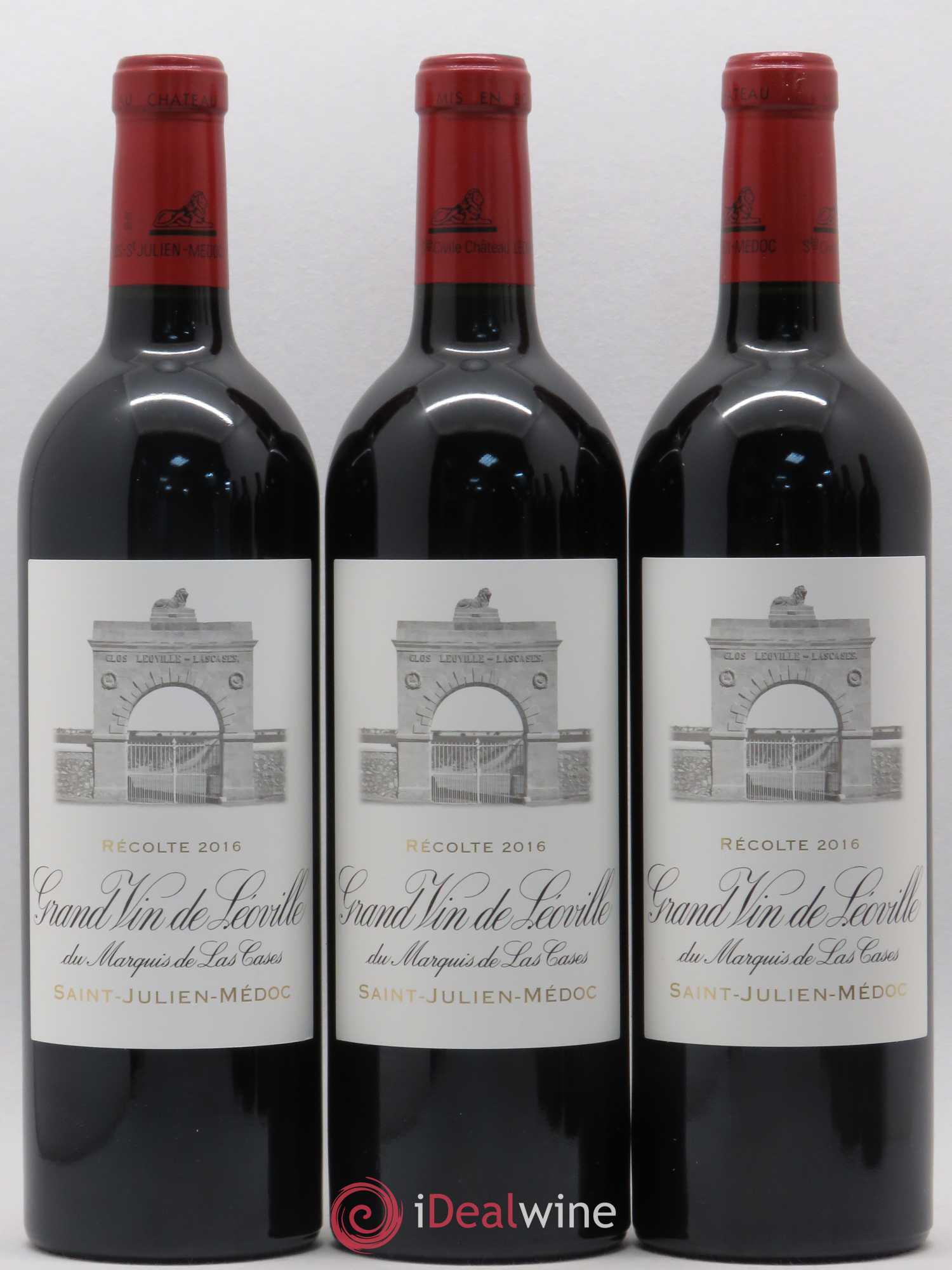Château Léoville Las Cases 2ème Grand Cru Classé 2016 - Lot de 6 bouteilles - 1