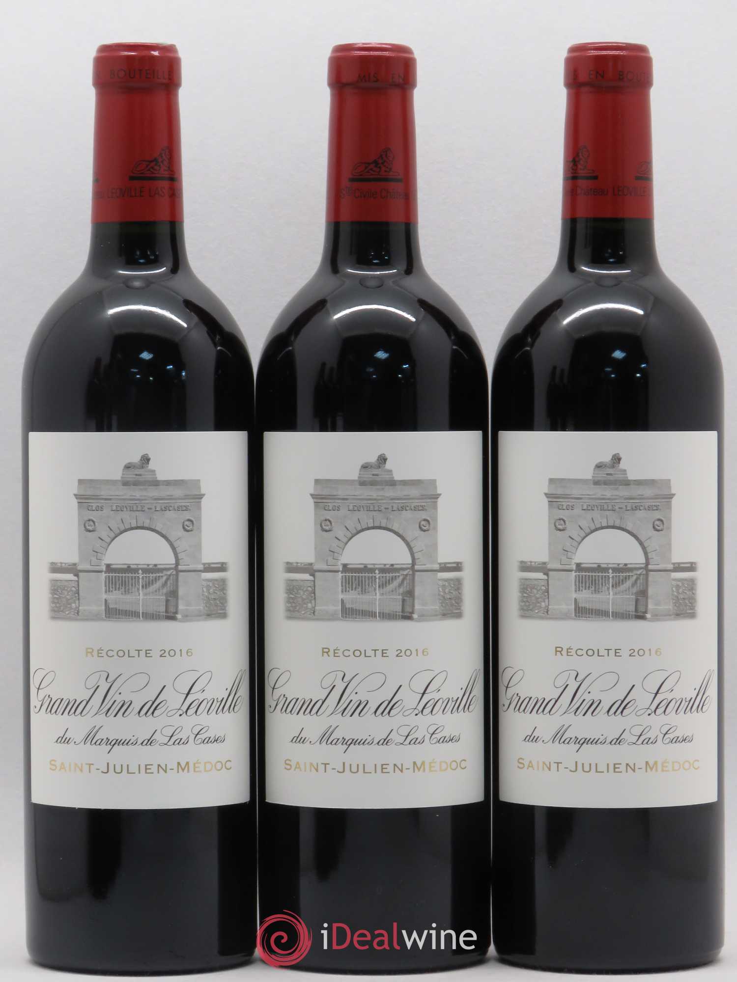 Château Léoville Las Cases 2ème Grand Cru Classé 2016 - Lot de 6 bouteilles - 3