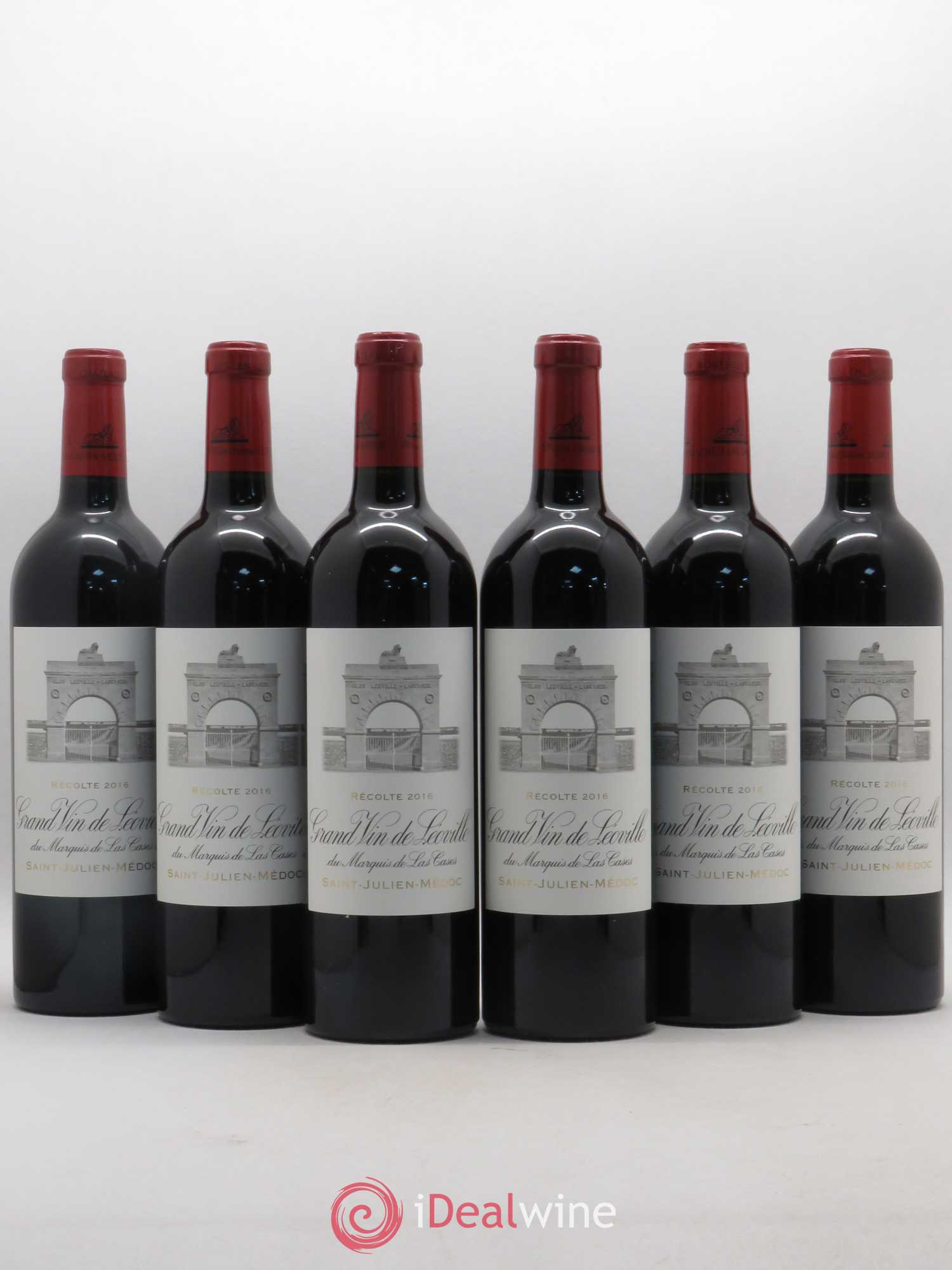 Château Léoville Las Cases 2ème Grand Cru Classé 2016 - Lot de 6 bouteilles - 0
