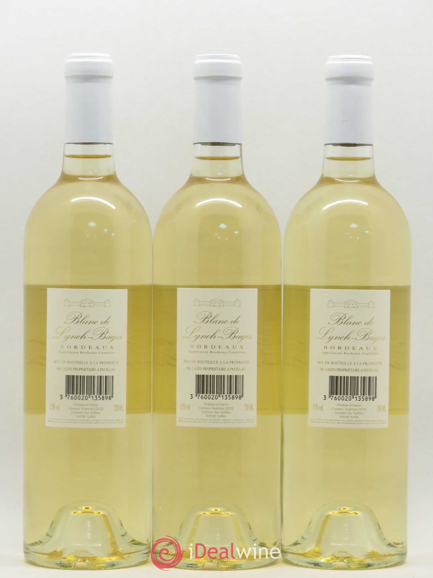 Blanc de Lynch Bages 2016 - Lot de 6 bouteilles - 4