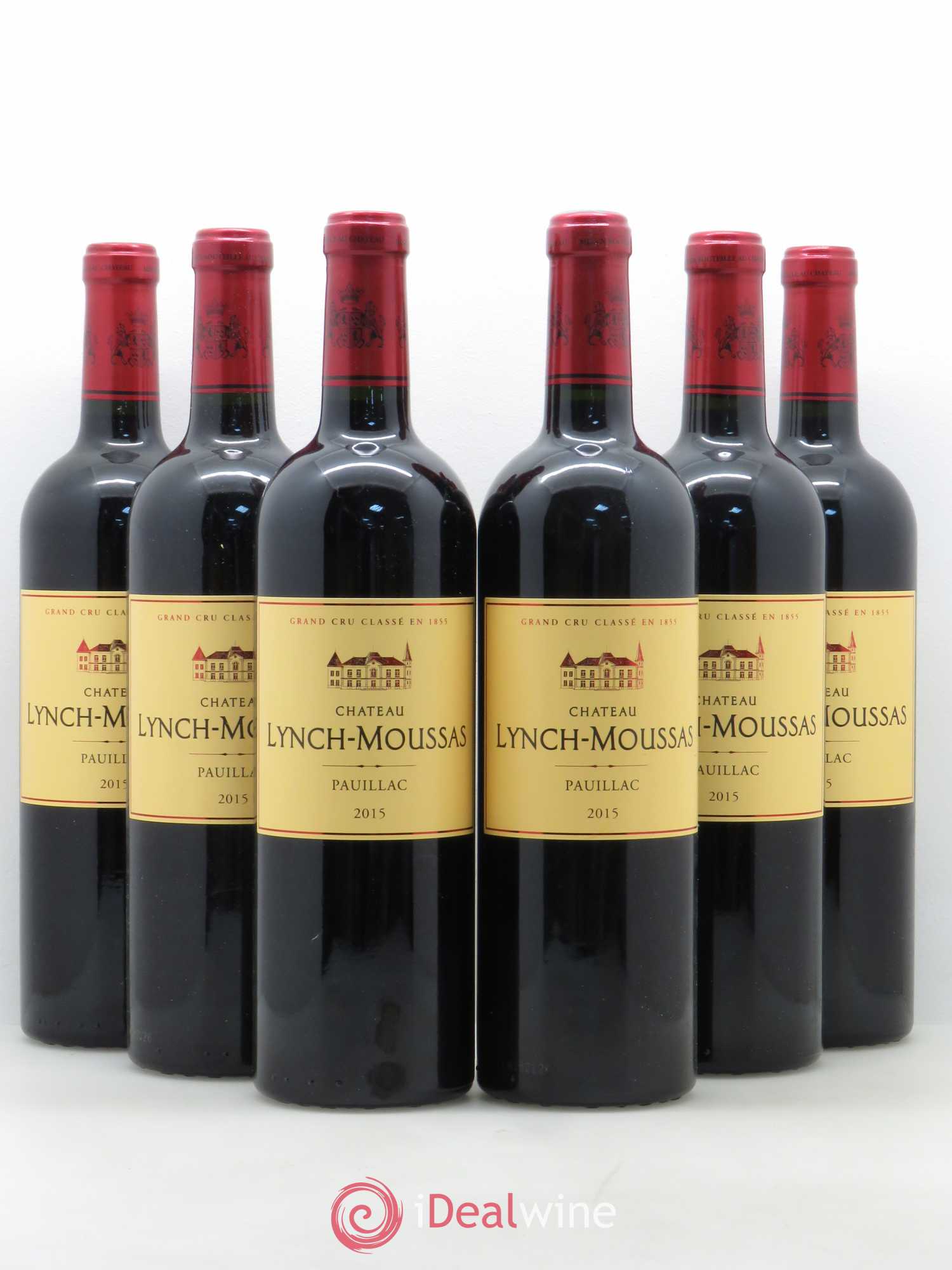 Château Lynch Moussas 5ème Grand Cru Classé 2015 - Lot de 6 bouteilles - 0