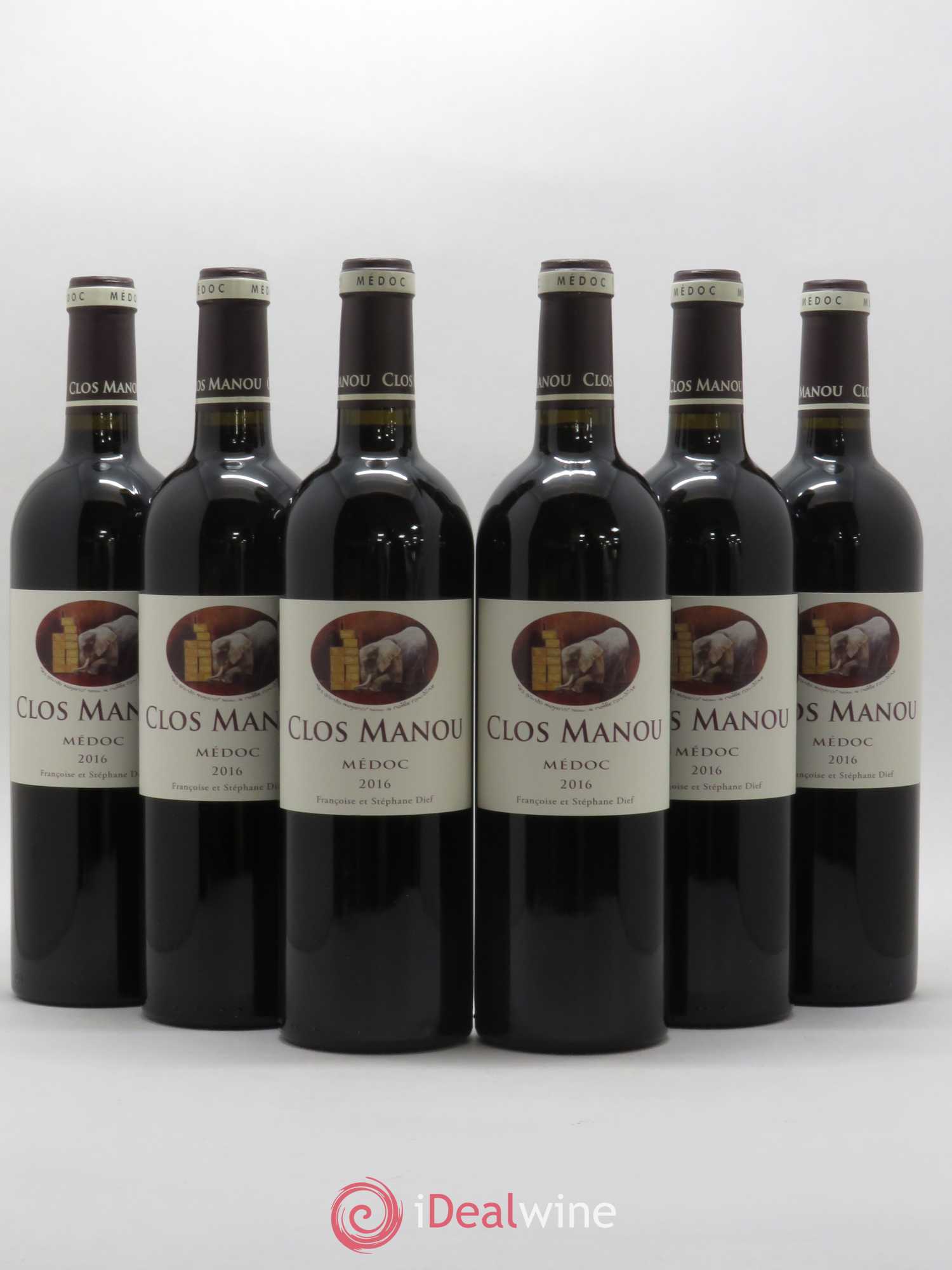 Clos Manou 2016 - Lot de 6 bouteilles - 0