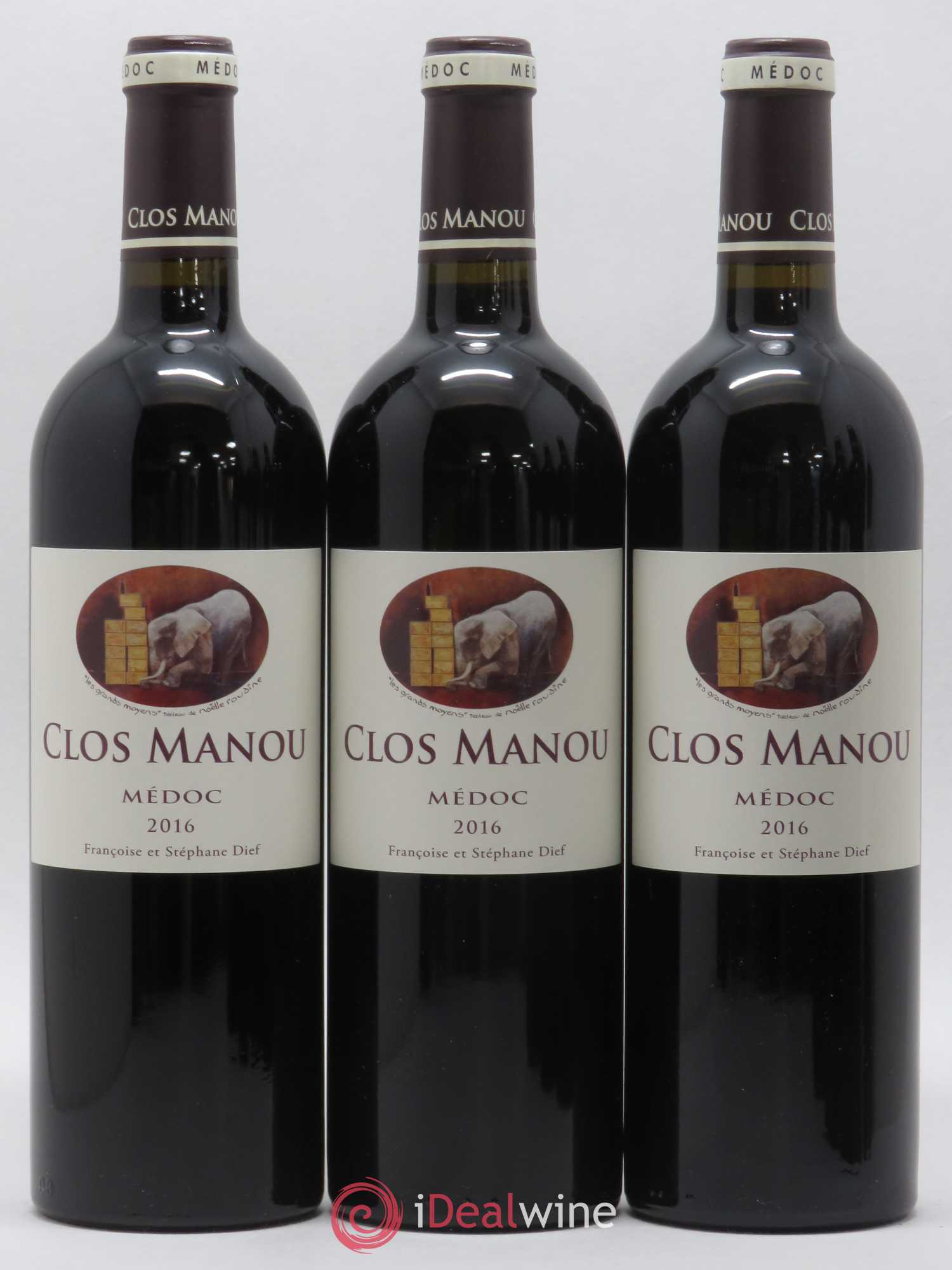Clos Manou 2016 - Lot de 6 bouteilles - 1