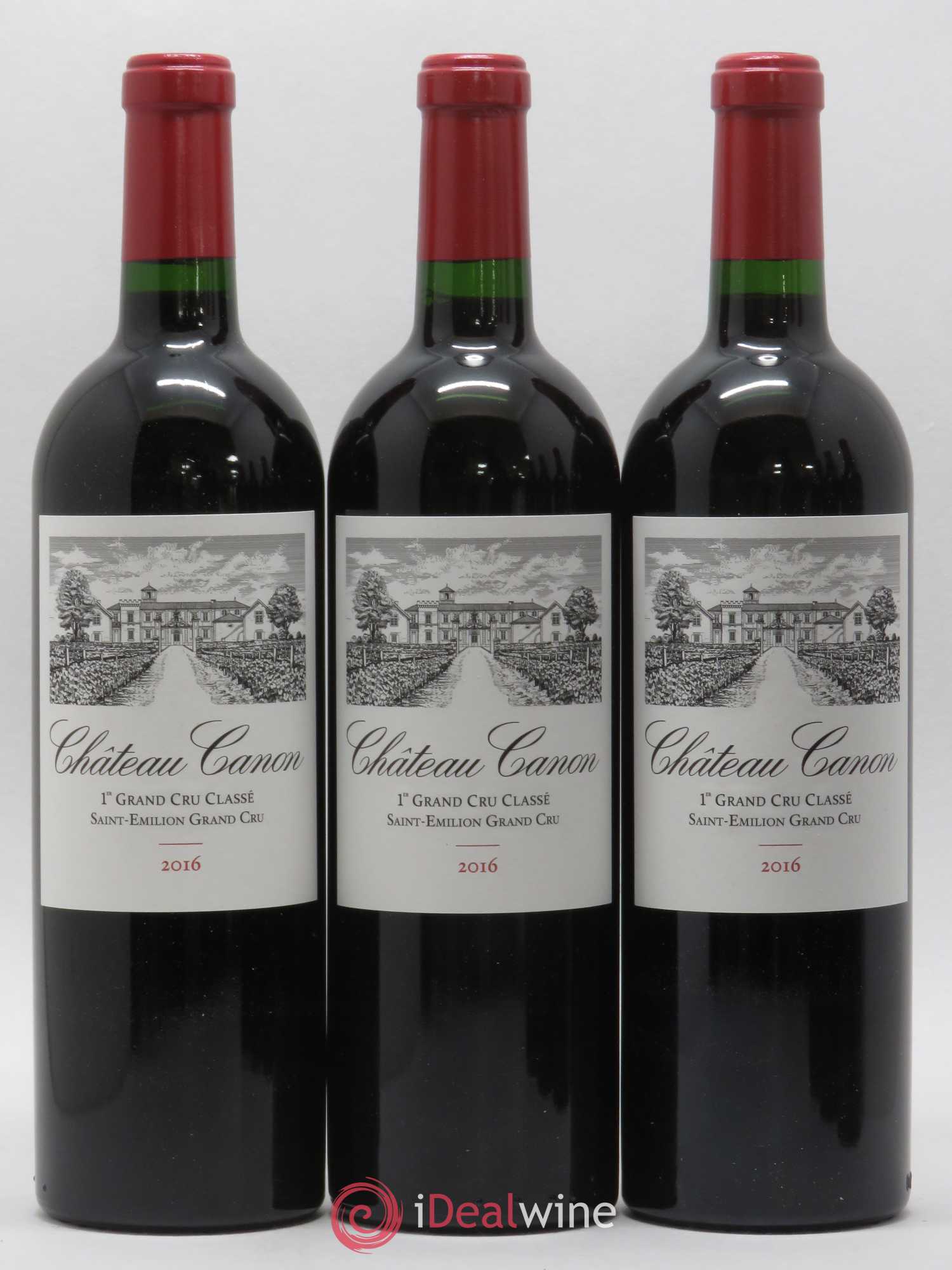 Château Canon 1er Grand Cru Classé B 2016 - Lot de 6 bouteilles - 1
