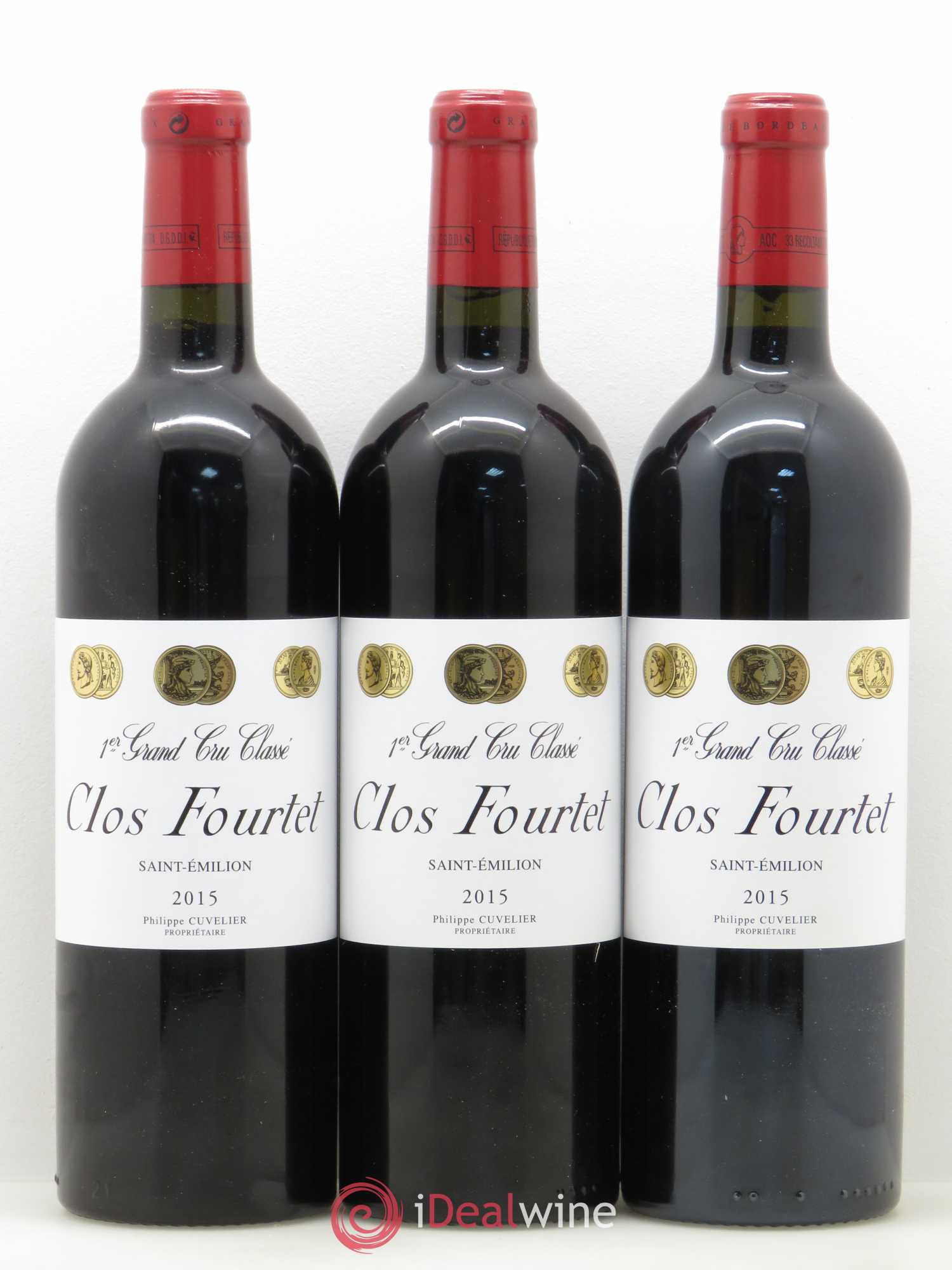 Clos Fourtet 1er Grand Cru Classé B 2015 - Lot de 6 bouteilles - 2