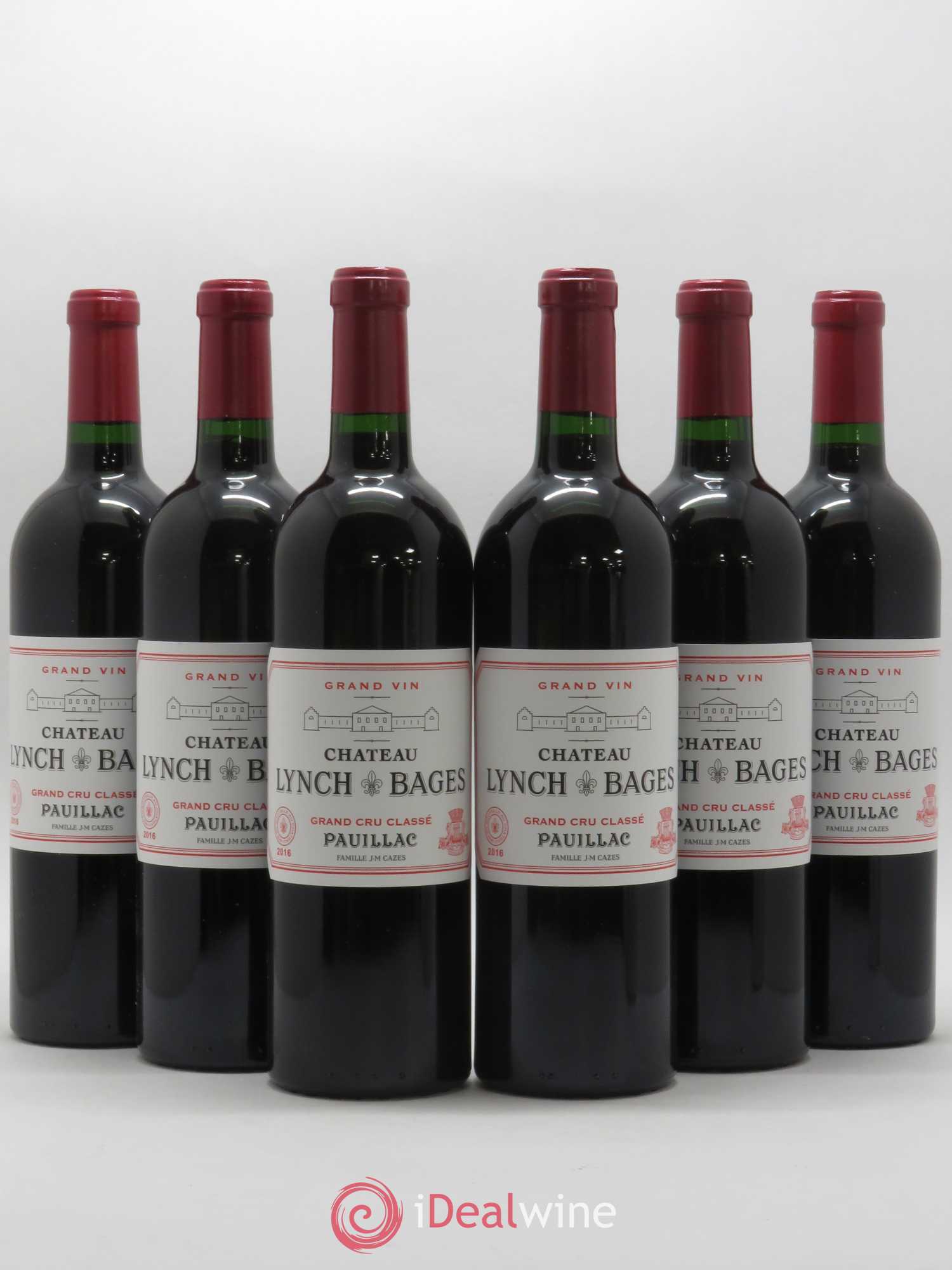 Château Lynch Bages 5ème Grand Cru Classé 2016 - Lot de 6 bouteilles - 0