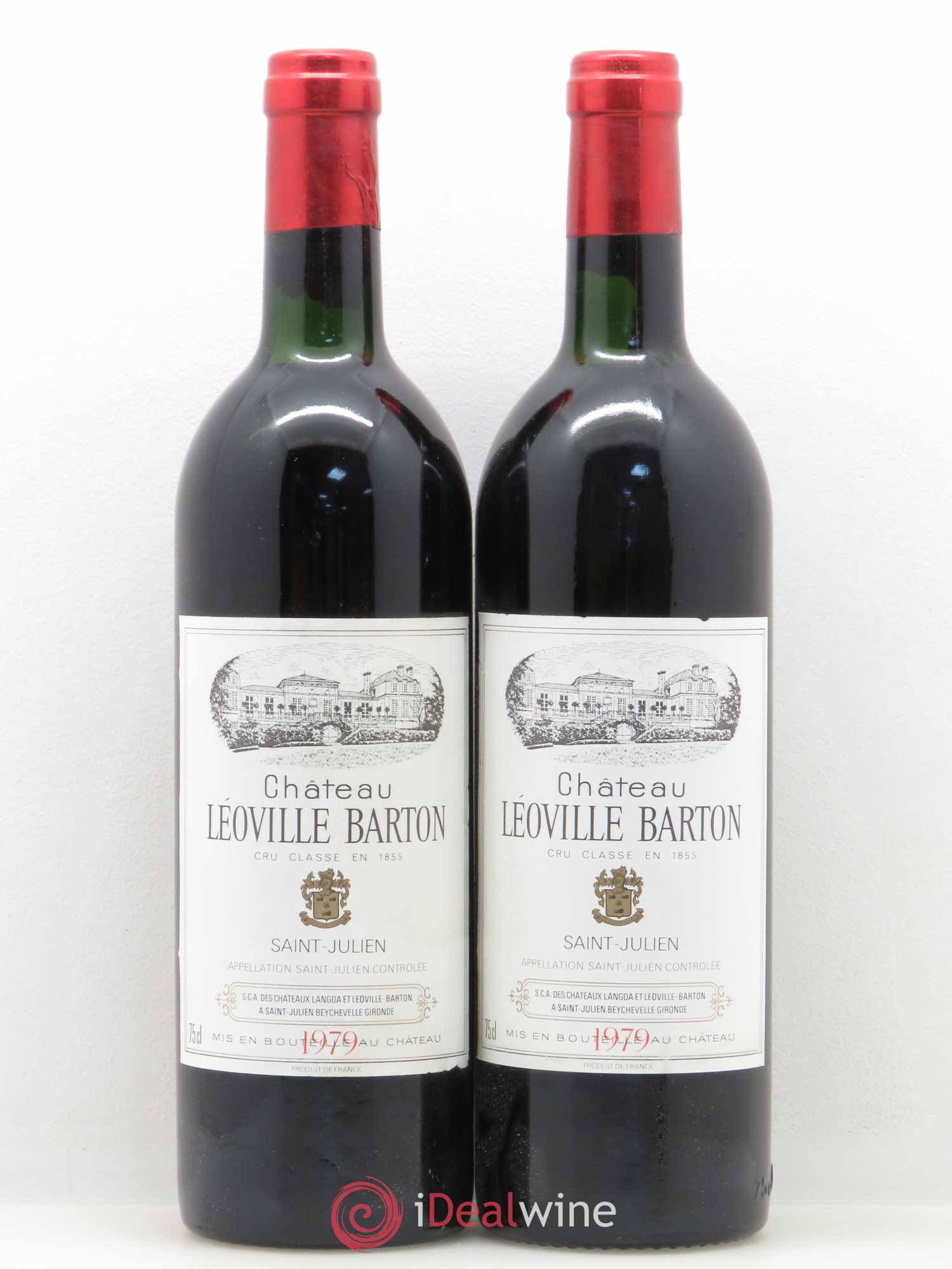 Château Léoville Barton 2ème Grand Cru Classé 1979 - Lot de 2 bouteilles - 0
