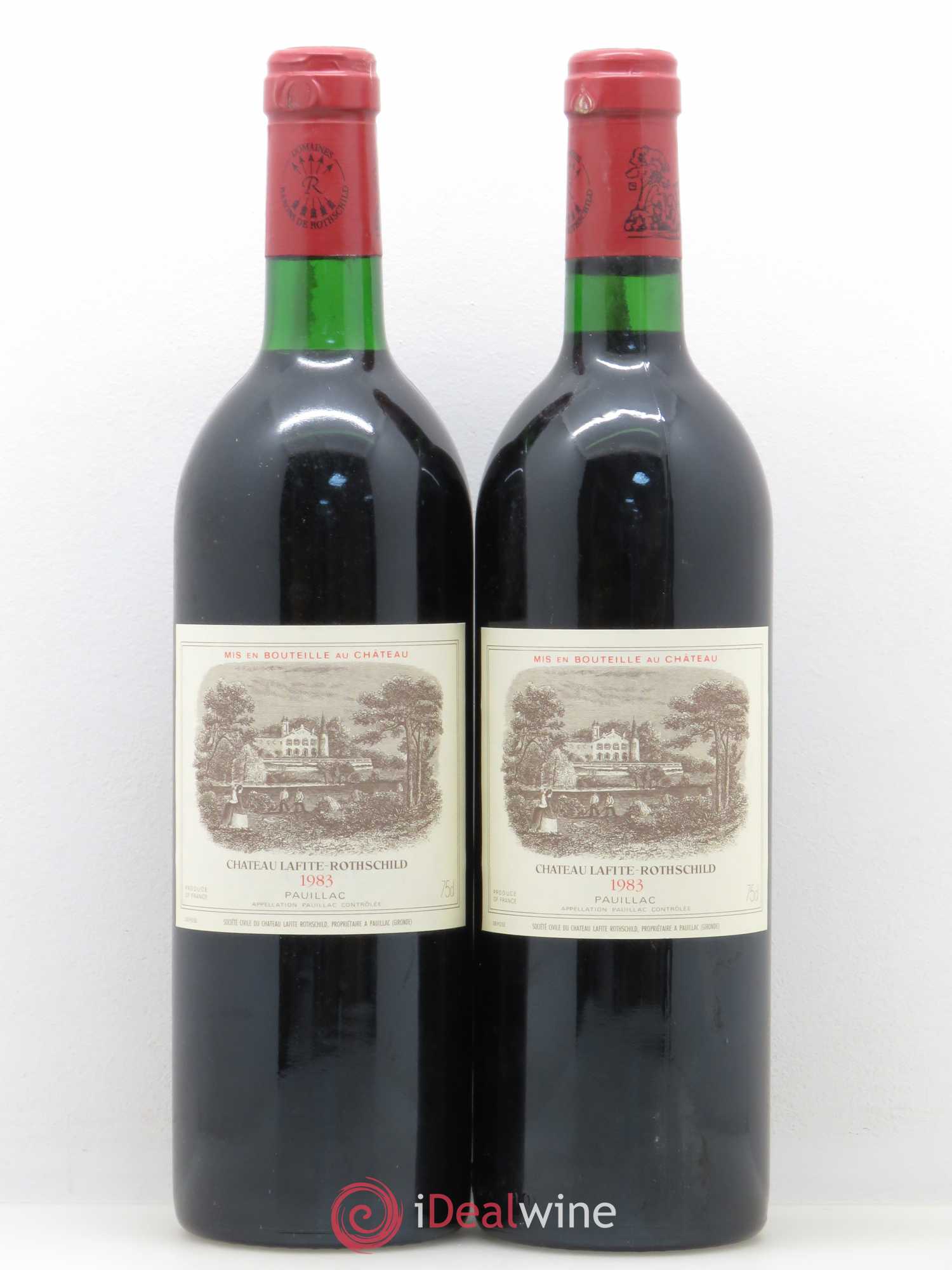 Château Lafite Rothschild 1er Grand Cru Classé 1983 - Lot de 2 bouteilles - 0