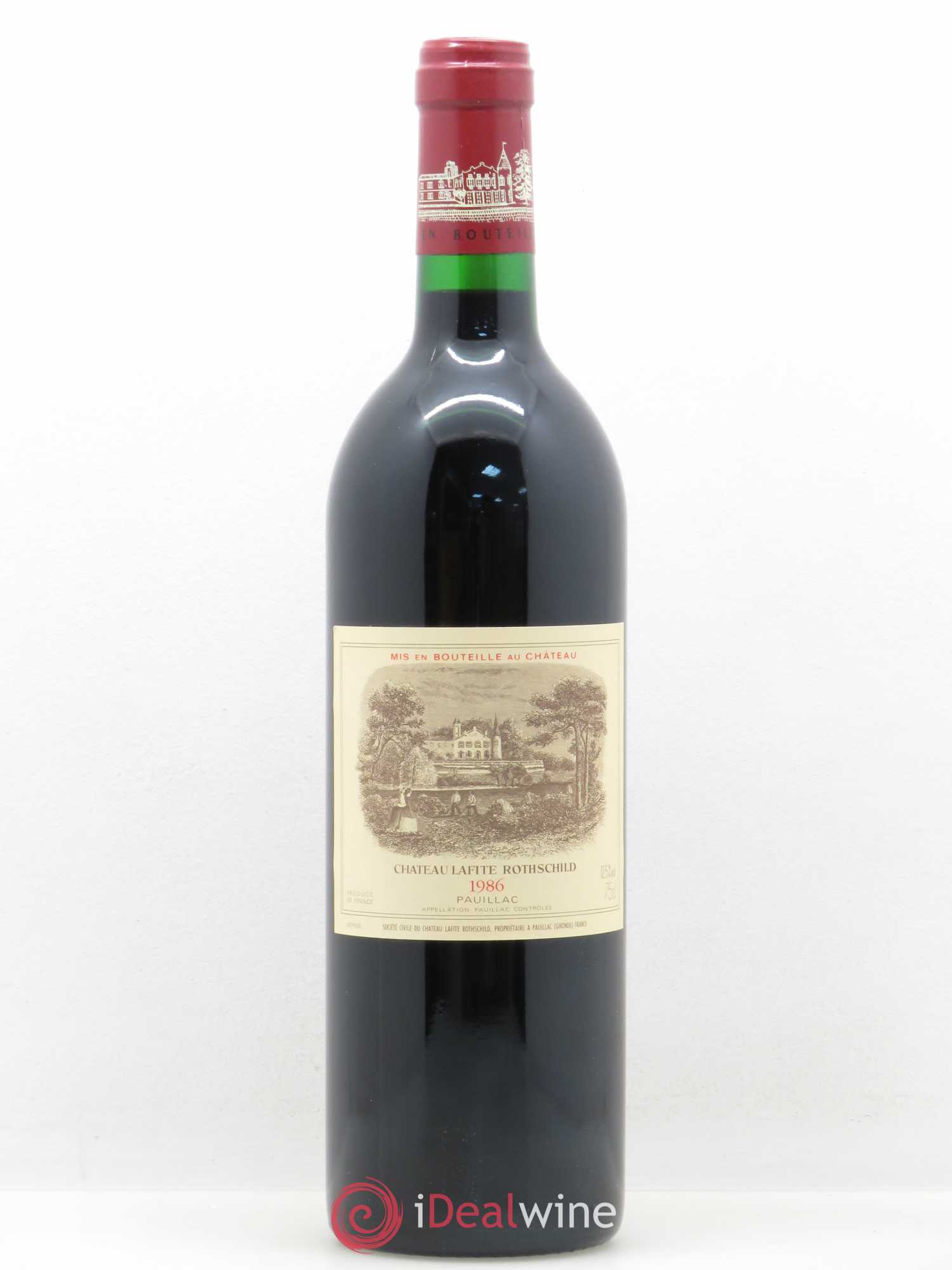 Château Lafite Rothschild 1er Grand Cru Classé 1986 - Lot de 1 bouteille - 0