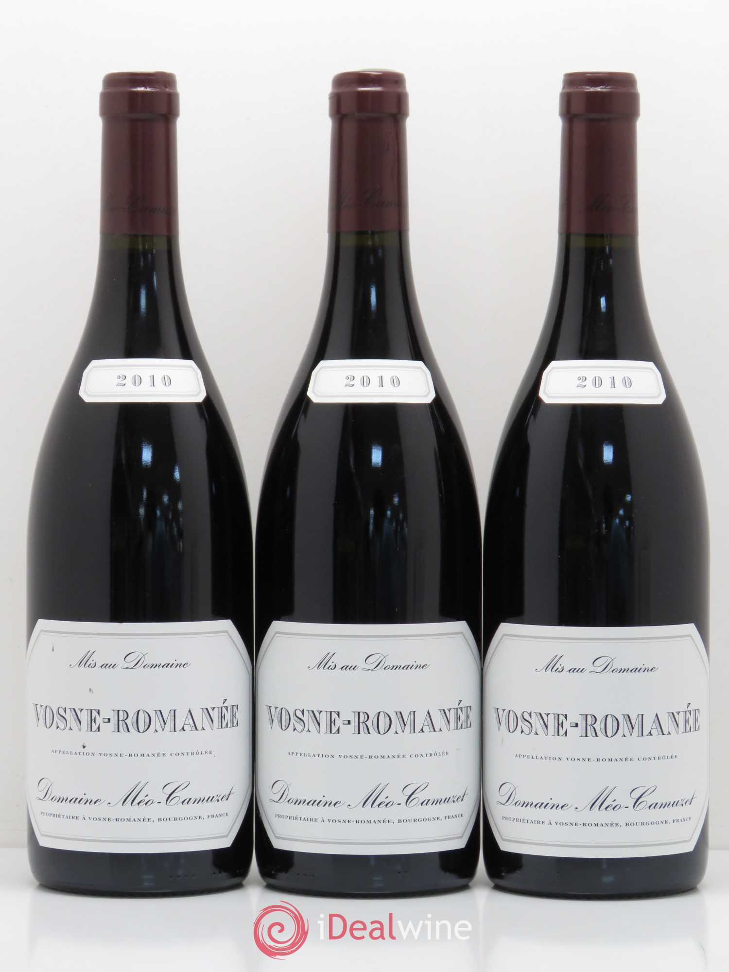 Vosne-Romanée Méo-Camuzet (Domaine) 2010 - Lot de 3 bouteilles - 0