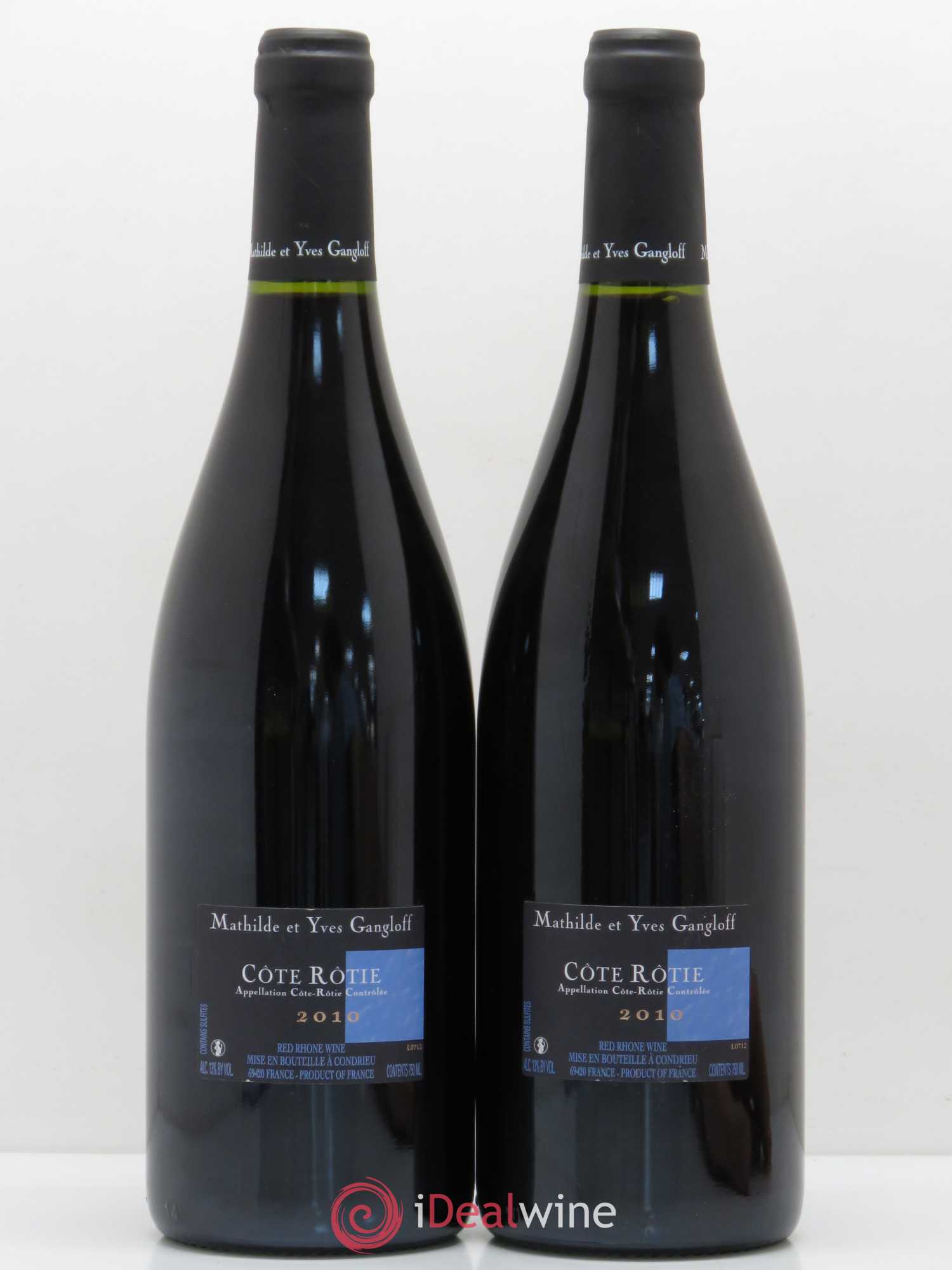 Côte-Rôtie La Barbarine Gangloff (Domaine) 2010 - Lot de 2 bouteilles - 1