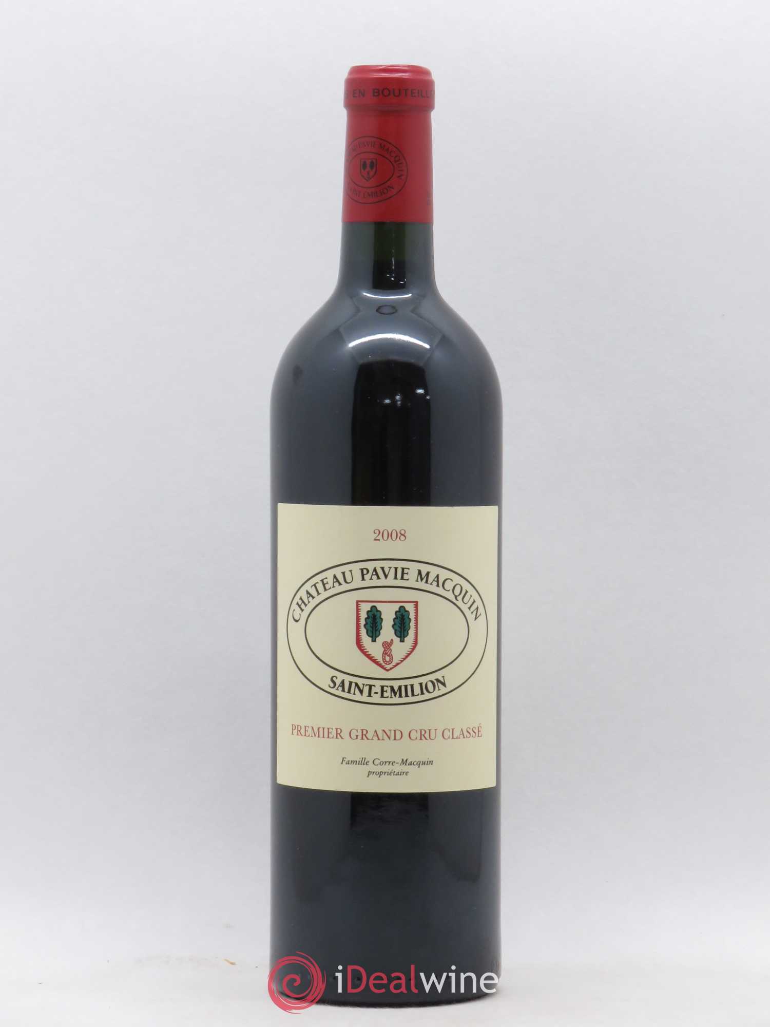 Château Pavie Macquin 1er Grand Cru Classé B 2008 - Lot de 1 bouteille - 0