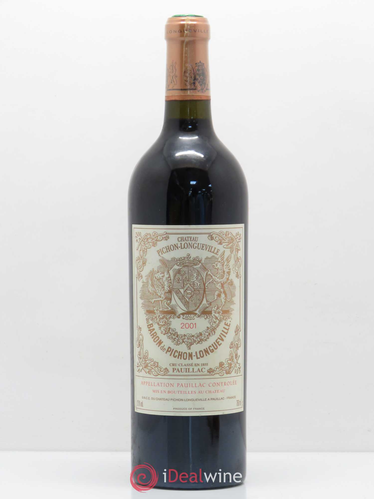 Pichon Longueville Baron 2ème Grand Cru Classé 2001 - Lot de 1 bouteille - 0