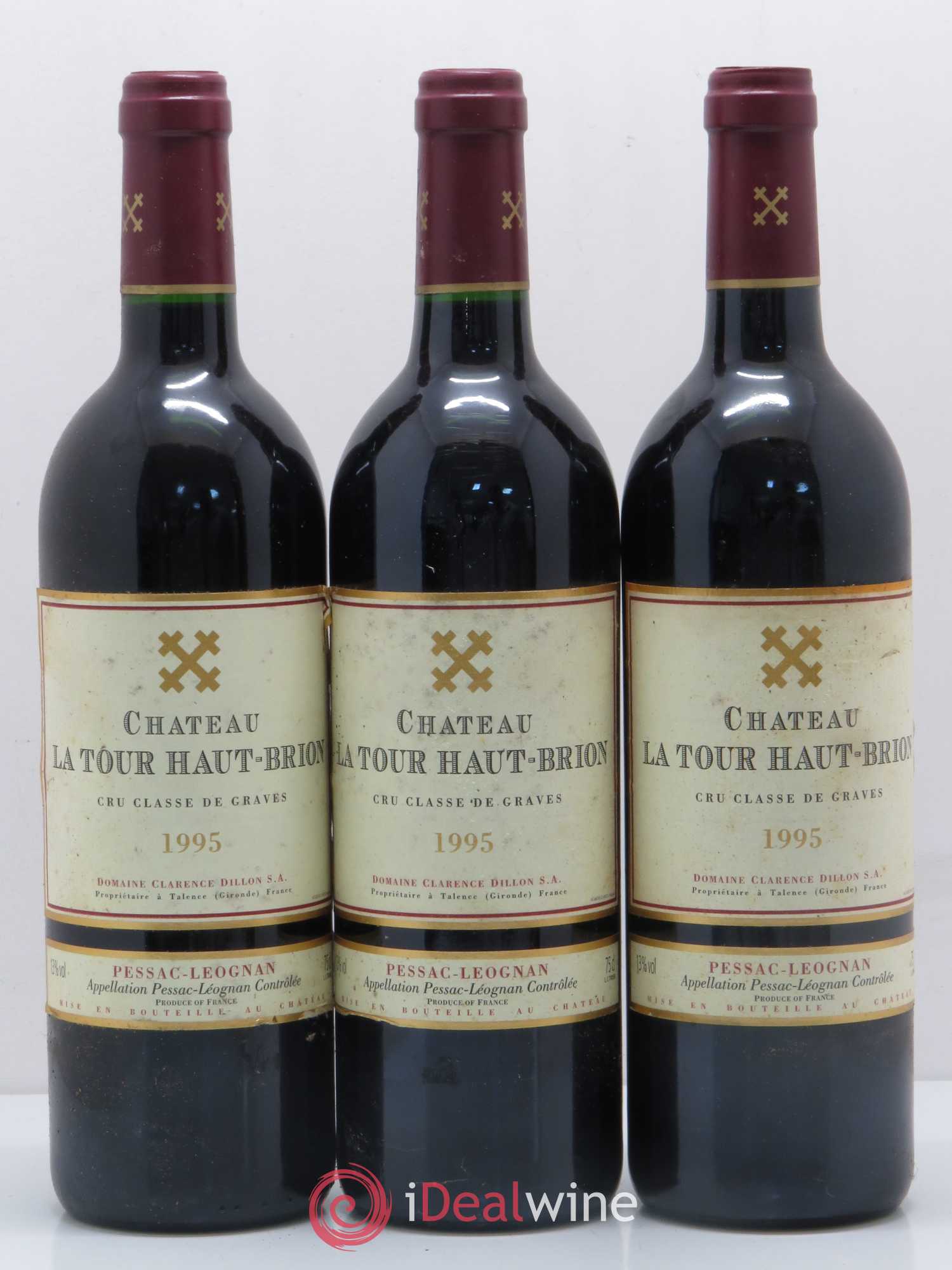 Château la Tour Haut-Brion Cru Classé de Graves 1995 - Lot de 6 bouteilles - 2