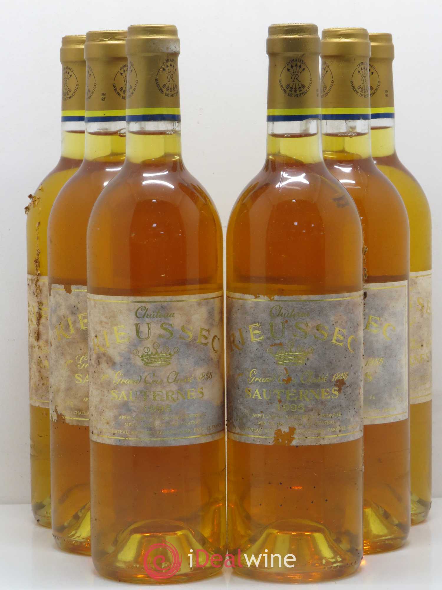 Château Rieussec 1er Grand Cru Classé 1995 - Lotto di 6 bottiglie - 0