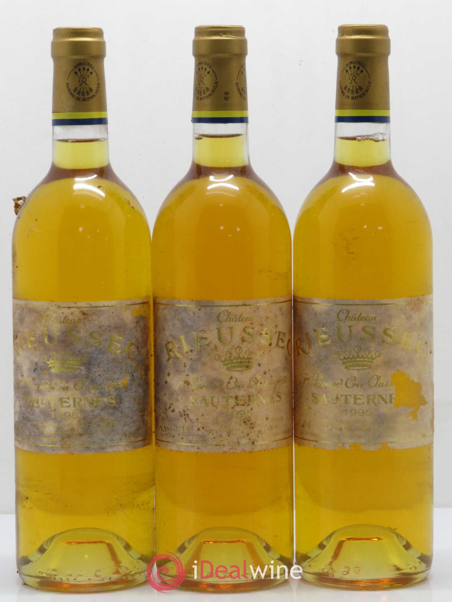 Château Rieussec 1er Grand Cru Classé 1995 - Lotto di 3 bottiglie - 0