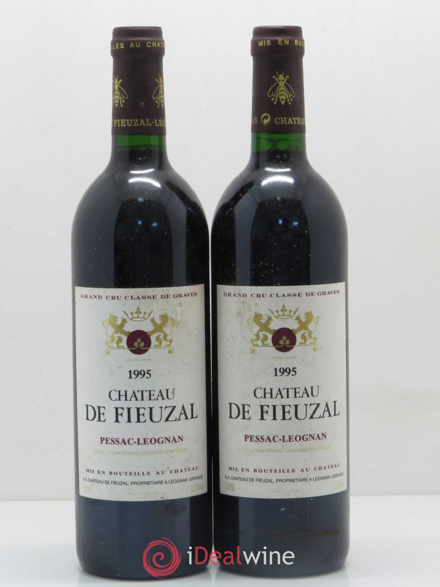 Château de Fieuzal Cru Classé de Graves 1995 - Lot de 2 bouteilles - 0