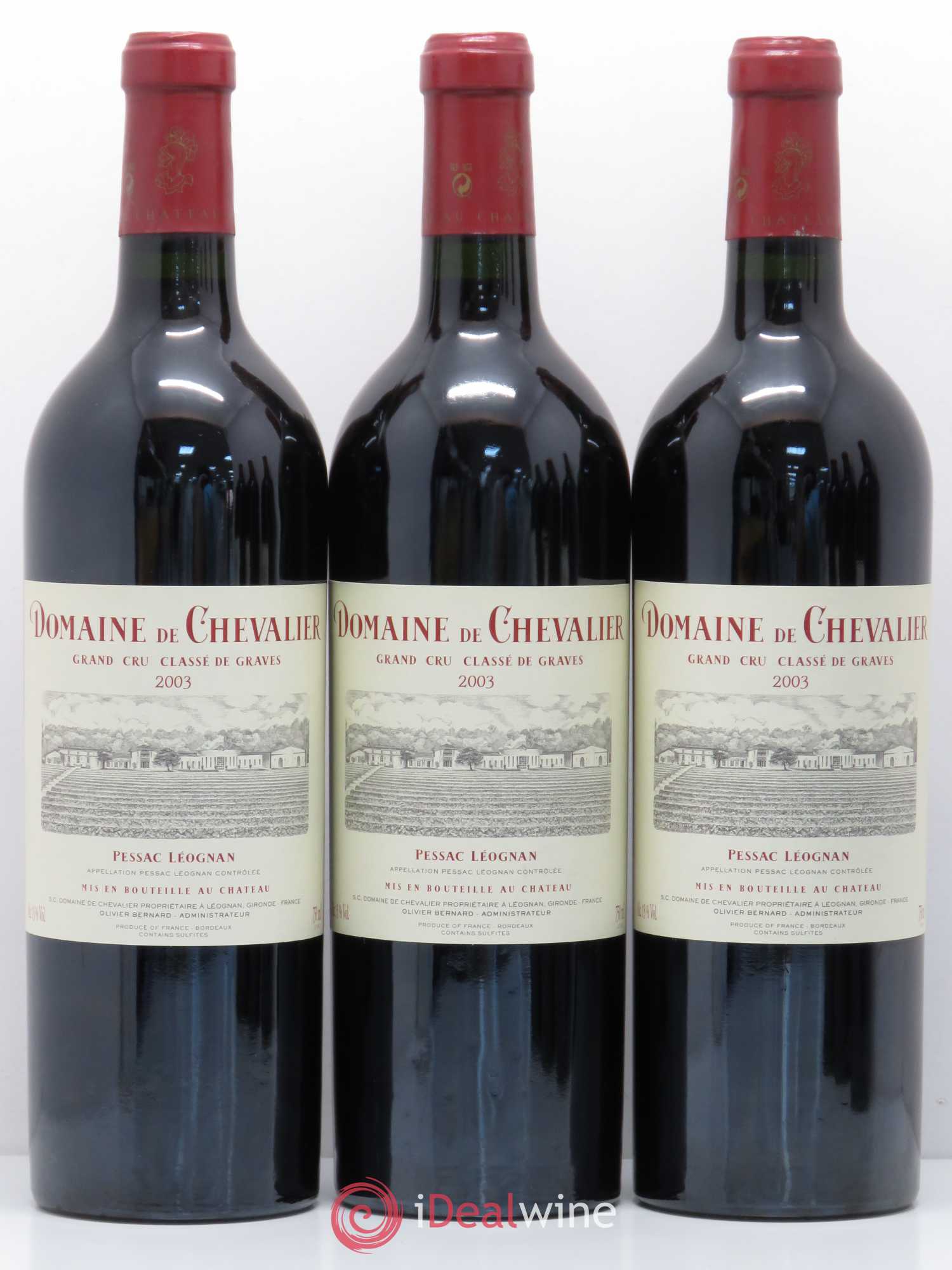 Domaine de Chevalier Cru Classé de Graves 2003 - Lot de 6 bouteilles - 1