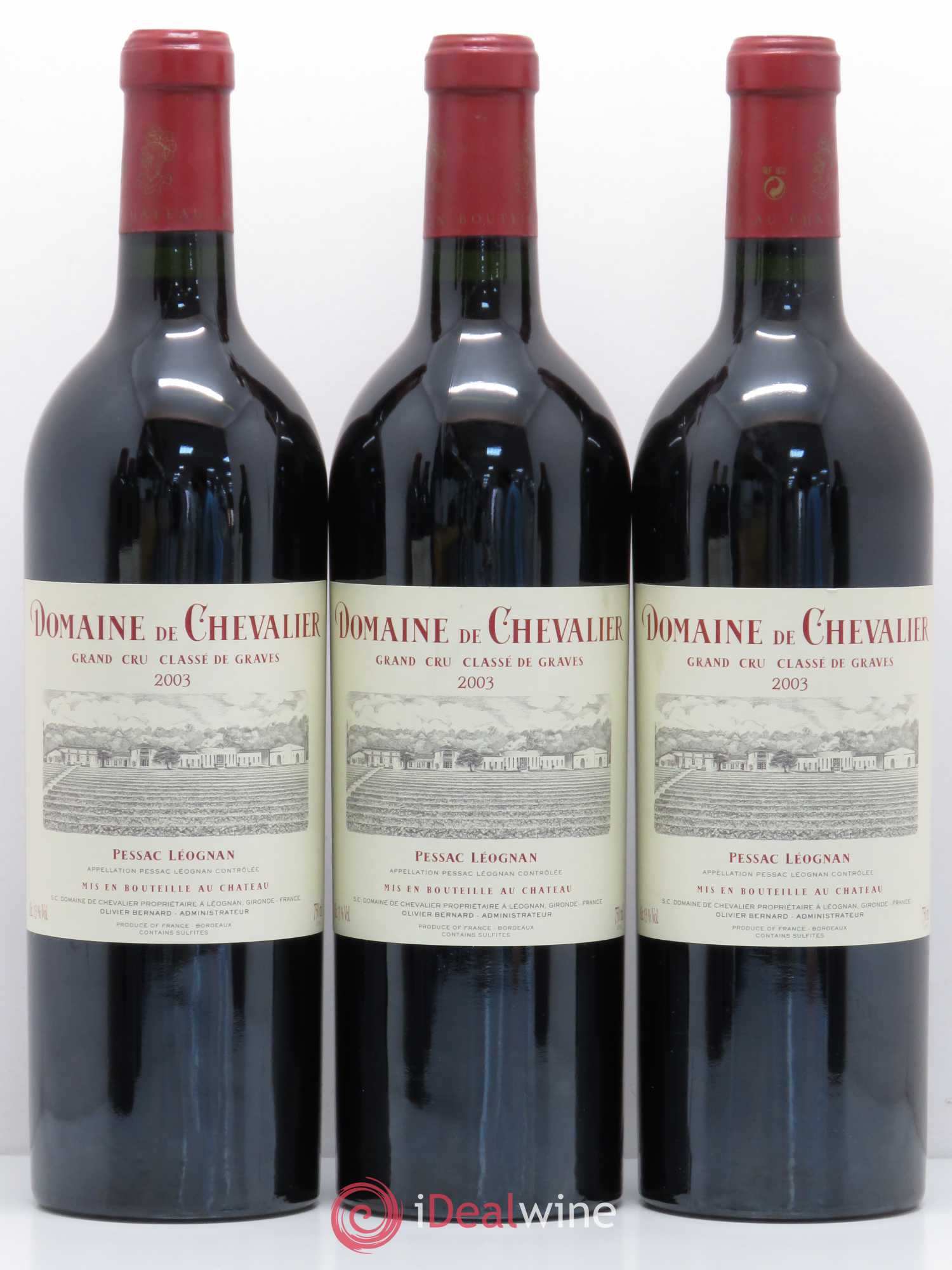 Domaine de Chevalier Cru Classé de Graves 2003 - Lot de 6 bouteilles - 2