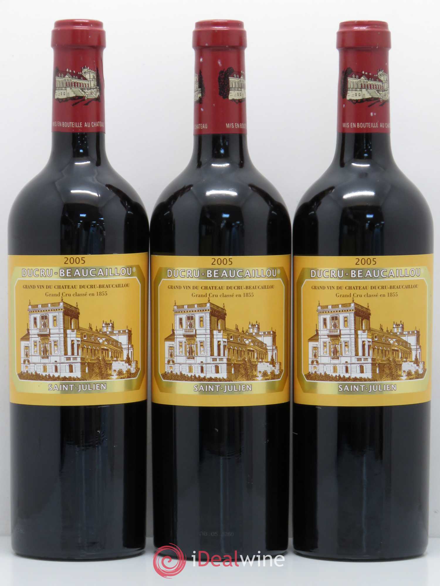 Château Ducru Beaucaillou 2ème Grand Cru Classé 2005 - Lot de 3 bouteilles - 0