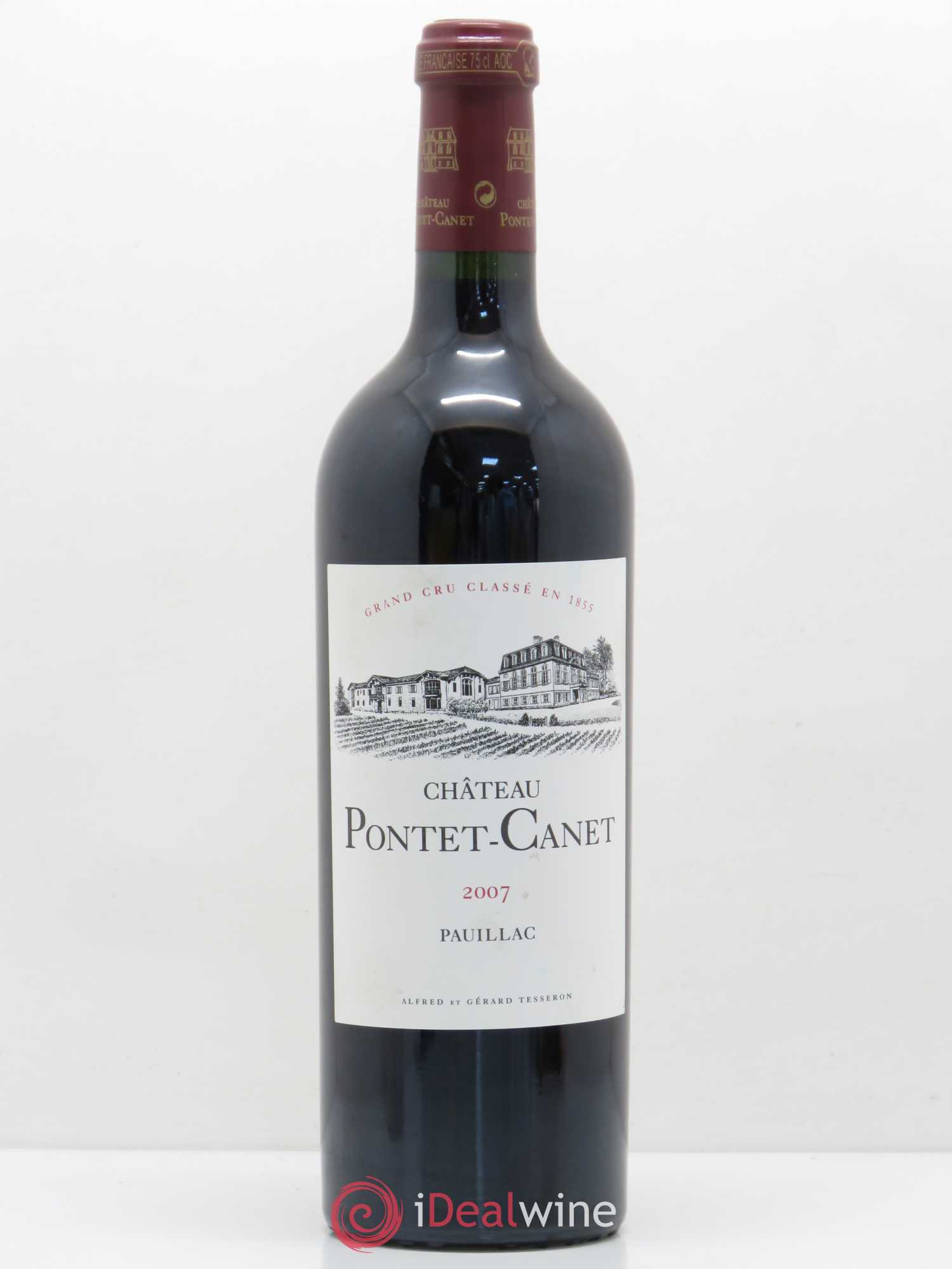 Château Pontet Canet 5ème Grand Cru Classé 2007 - Lot de 1 bouteille - 0