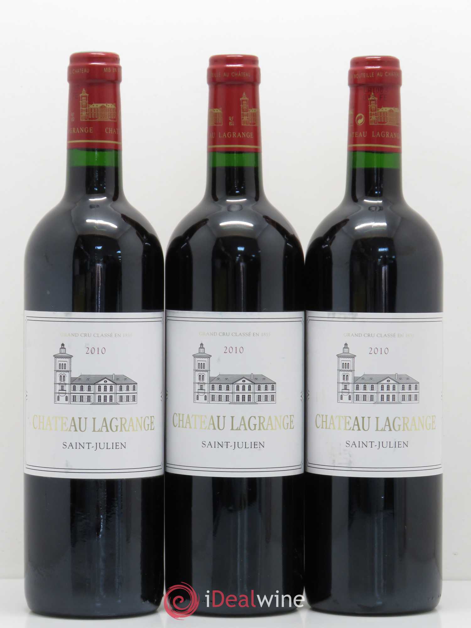 Château Lagrange 3ème Grand Cru Classé 2010 - Lot de 3 bouteilles - 0