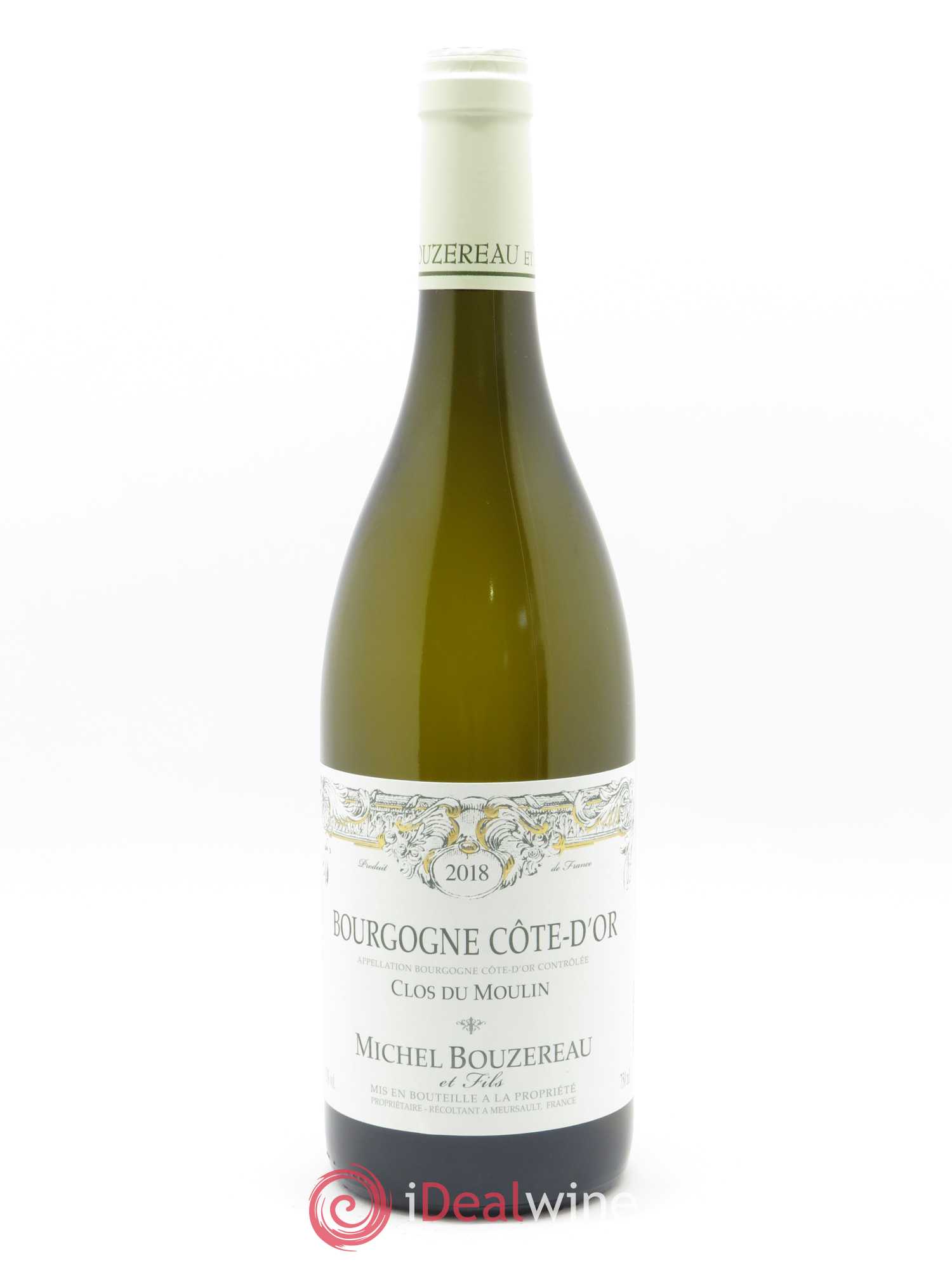 Bourgogne Côte-d'Or Clos du Moulin Michel Bouzereau et Fils (Domaine) 2018 - Lot de 1 bouteille - 0