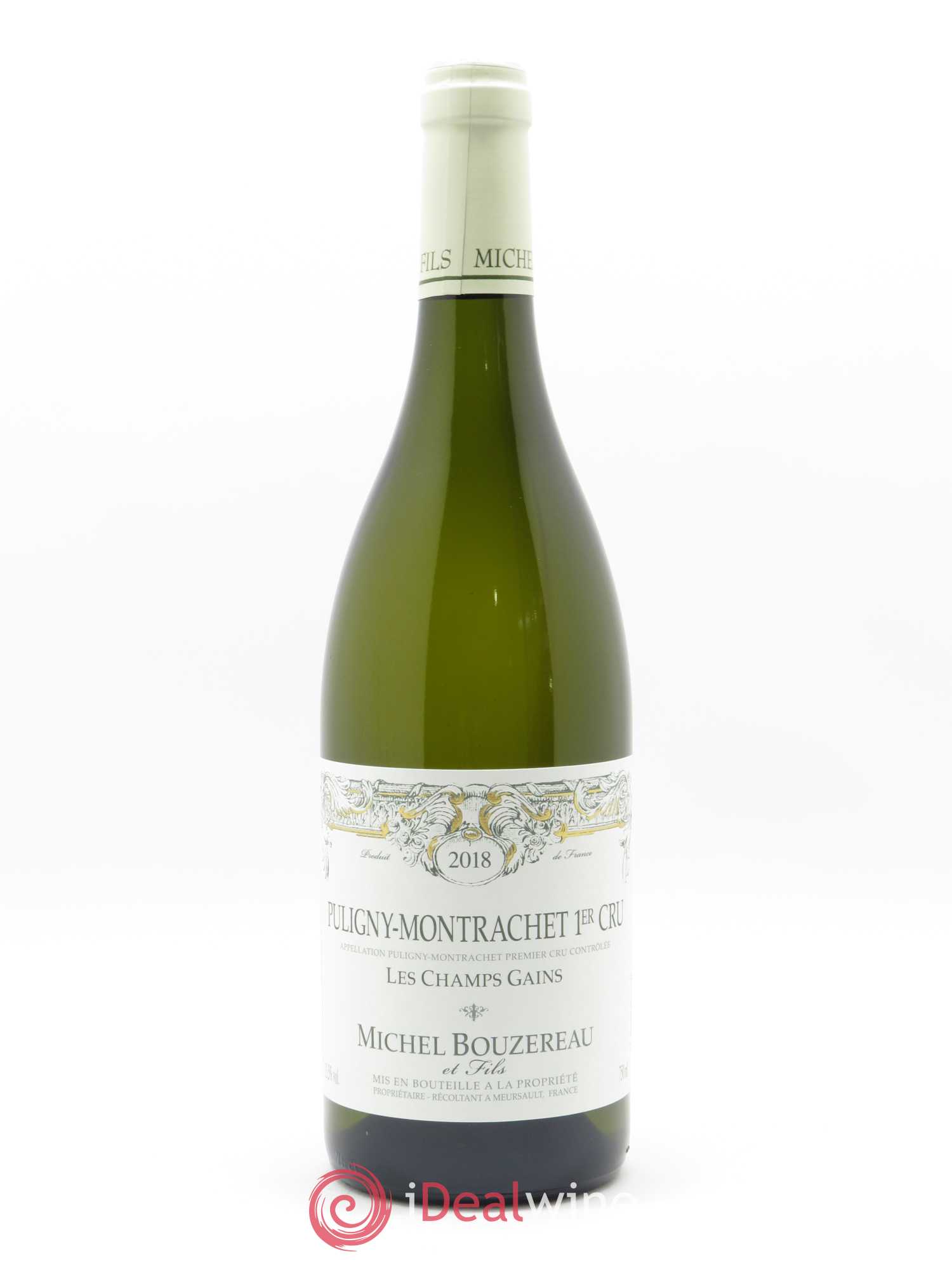 Puligny-Montrachet 1er Cru Les Champs Gains Michel Bouzereau et Fils (Domaine) 2018 - Lot de 1 bouteille - 0