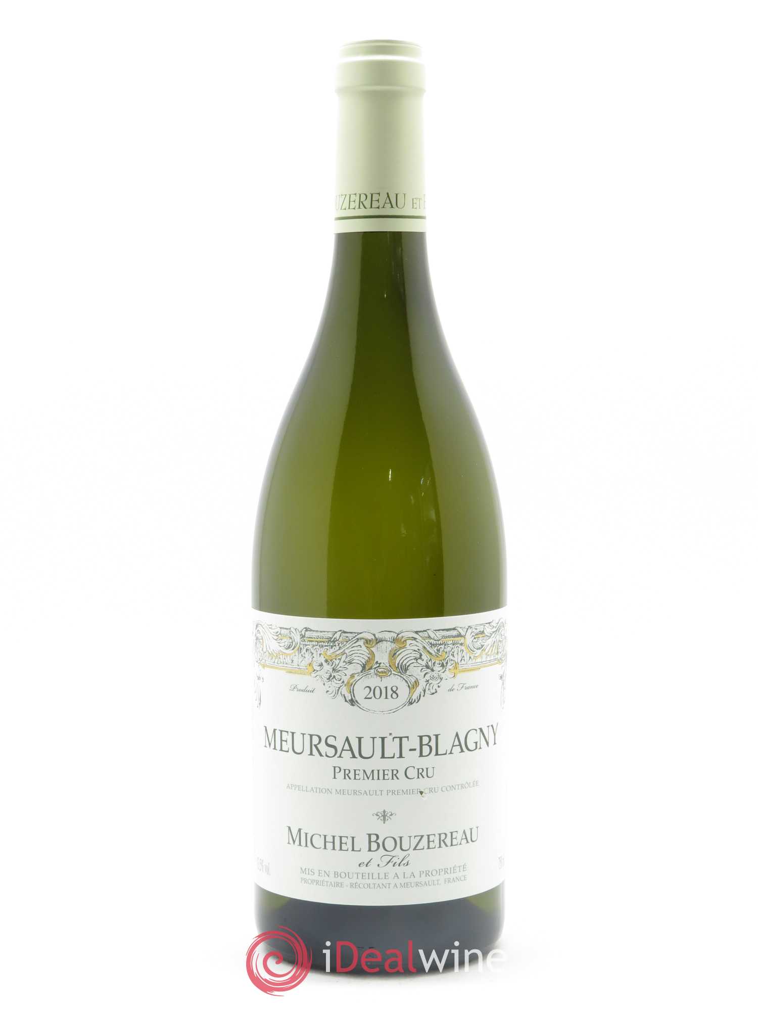 Meursault 1er Cru Blagny Michel Bouzereau et Fils (Domaine) 2018 - Lot de 1 bouteille - 0