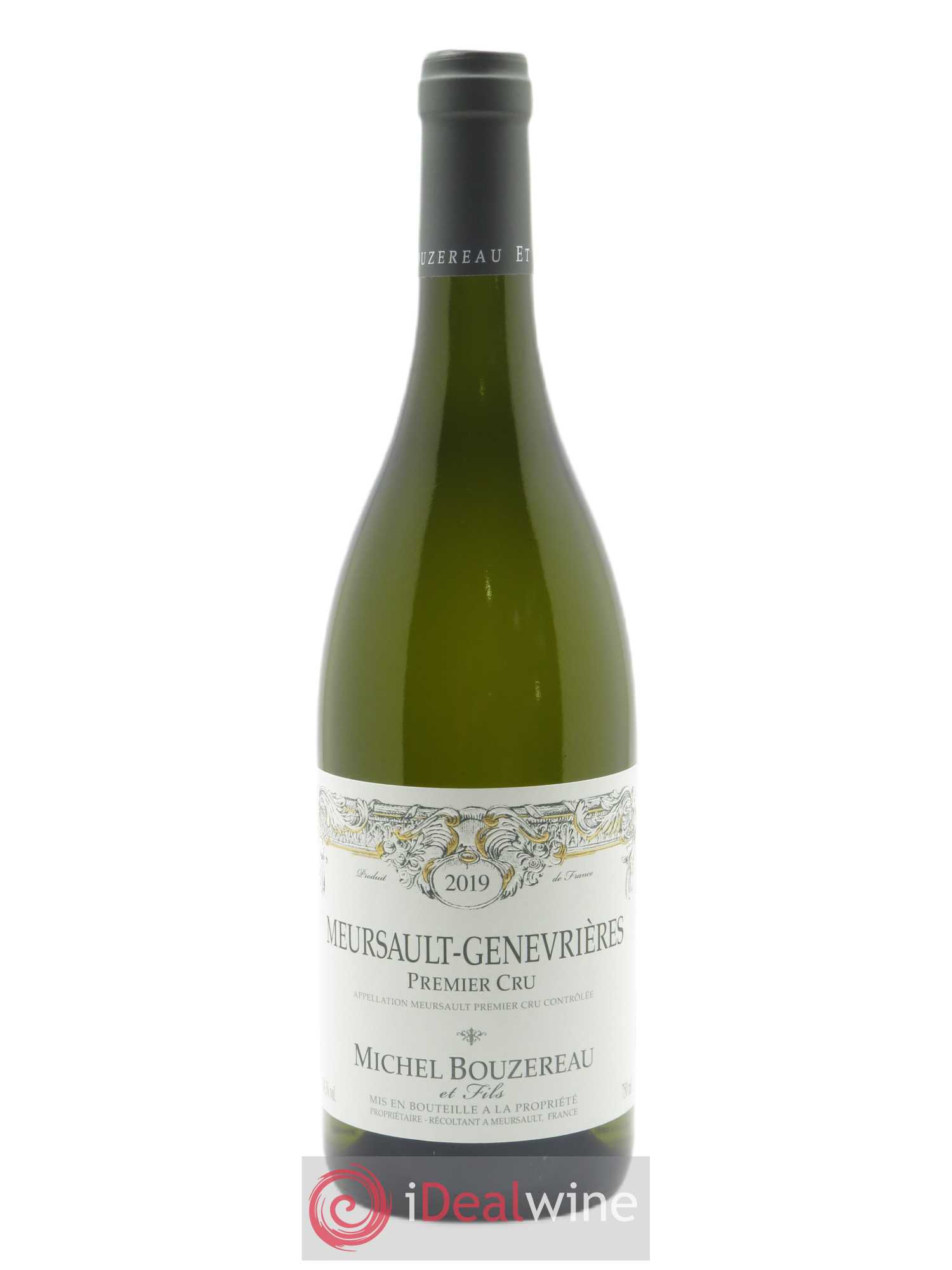 Meursault 1er Cru Les Genevrières Michel Bouzereau et Fils (Domaine) 2019 - Lot de 1 bouteille - 0