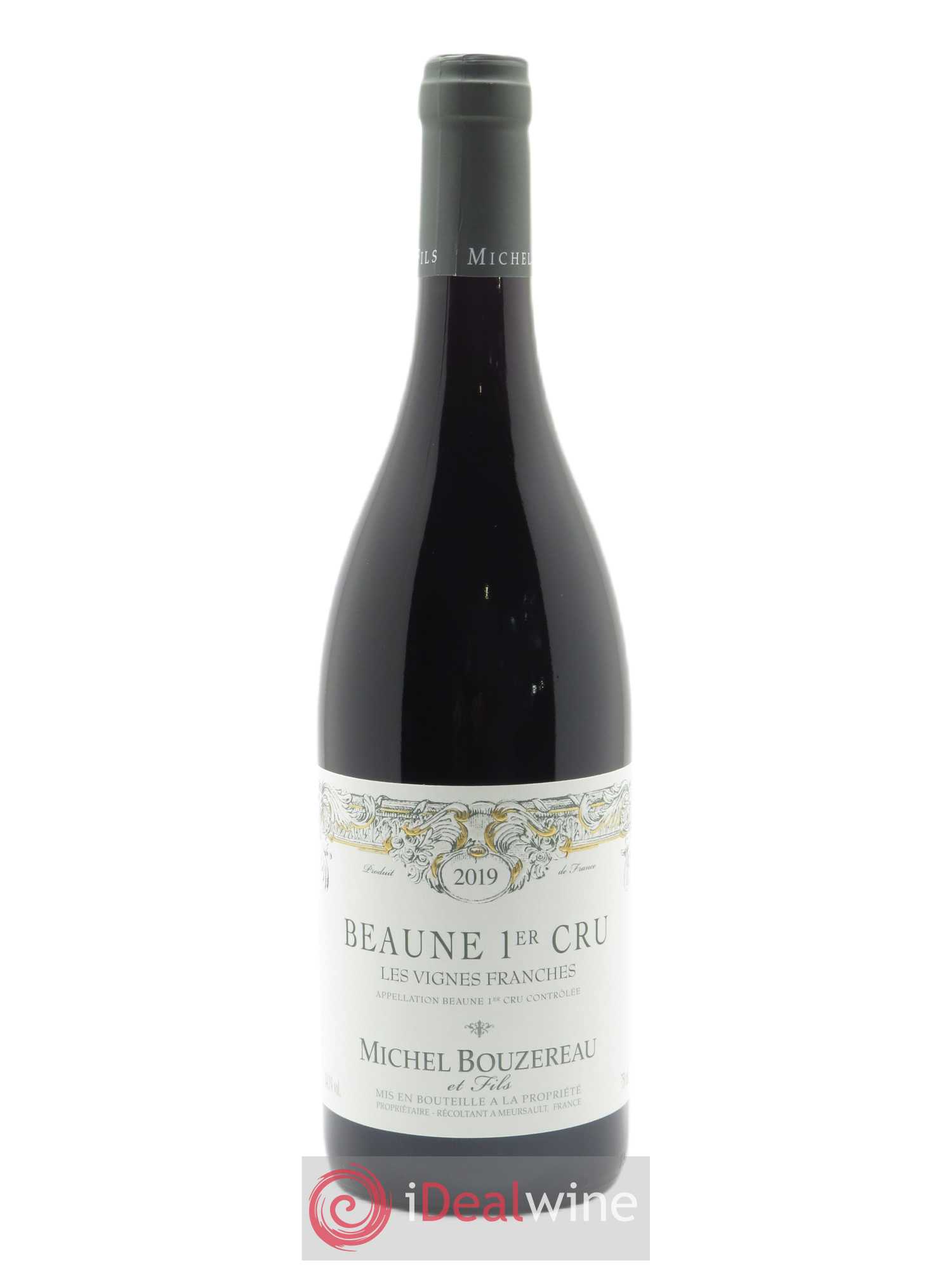 Beaune 1er Cru Les Vignes Franches Michel Bouzereau et Fils (Domaine) 2019 - Lot de 1 bouteille - 0
