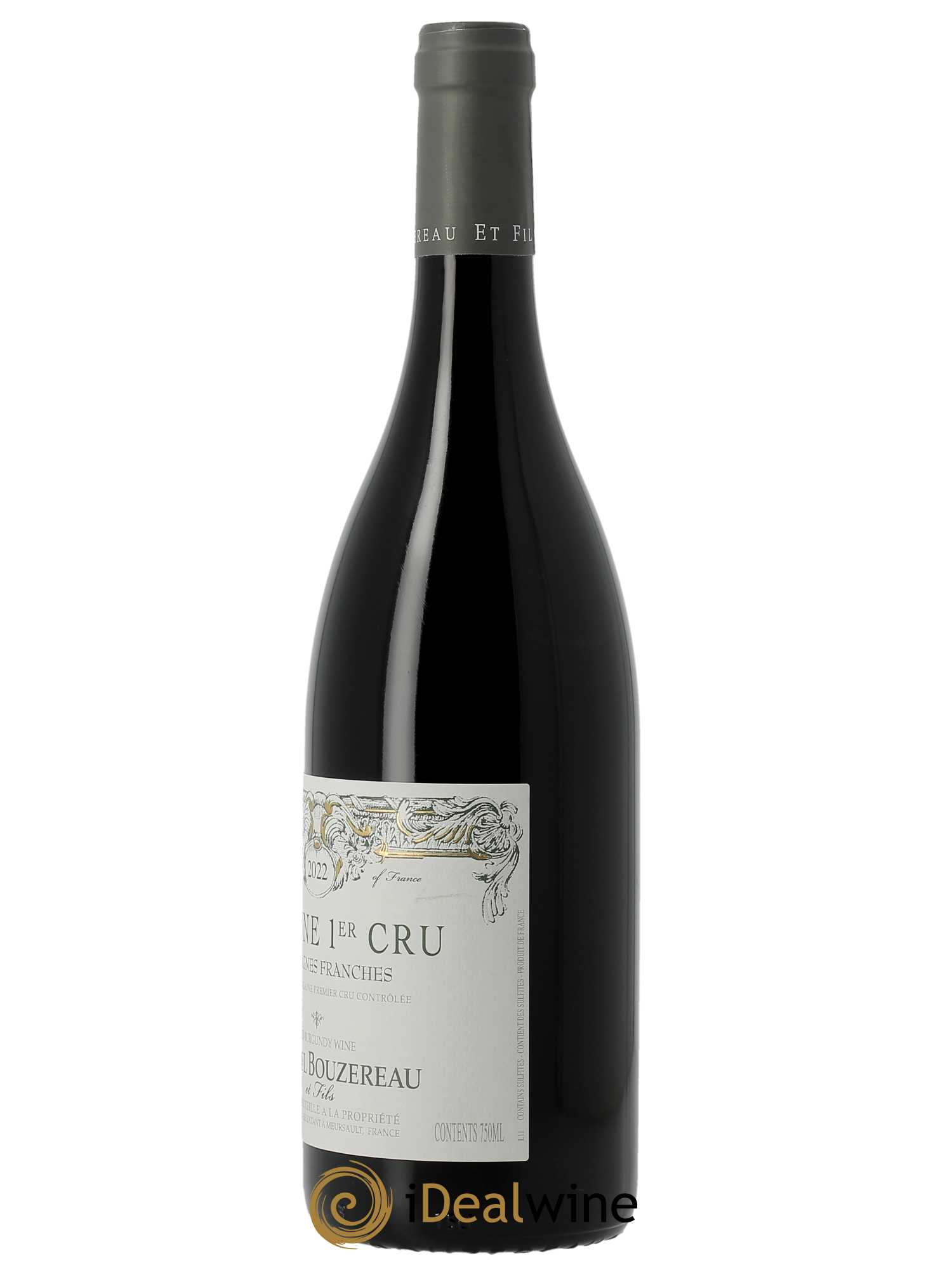 Beaune 1er Cru Les Vignes Franches Michel Bouzereau et Fils (Domaine)  2022 - Lot de 1 bouteille - 1