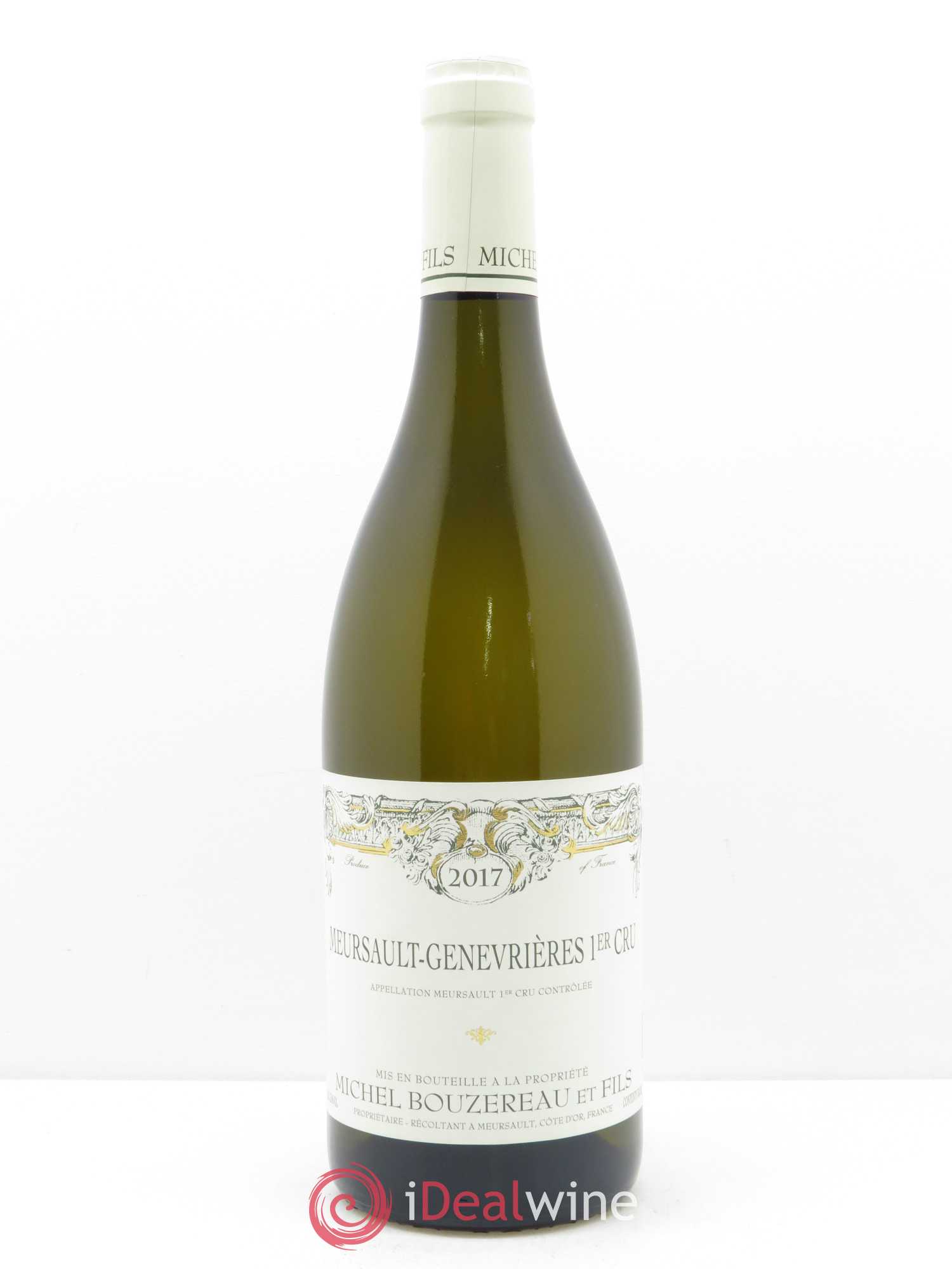 Meursault 1er Cru Les Genevrières Michel Bouzereau et Fils (Domaine) 2017 - Lot de 1 bouteille - 0