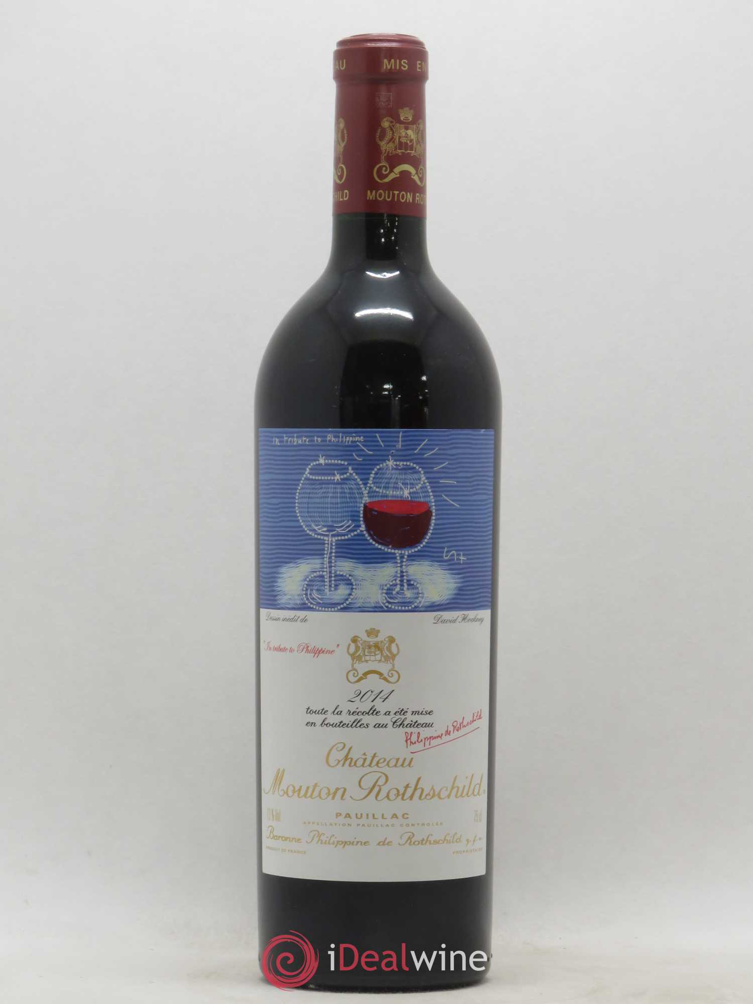 Château Mouton Rothschild 1er Grand Cru Classé 2014 - Lot de 1 bouteille - 0