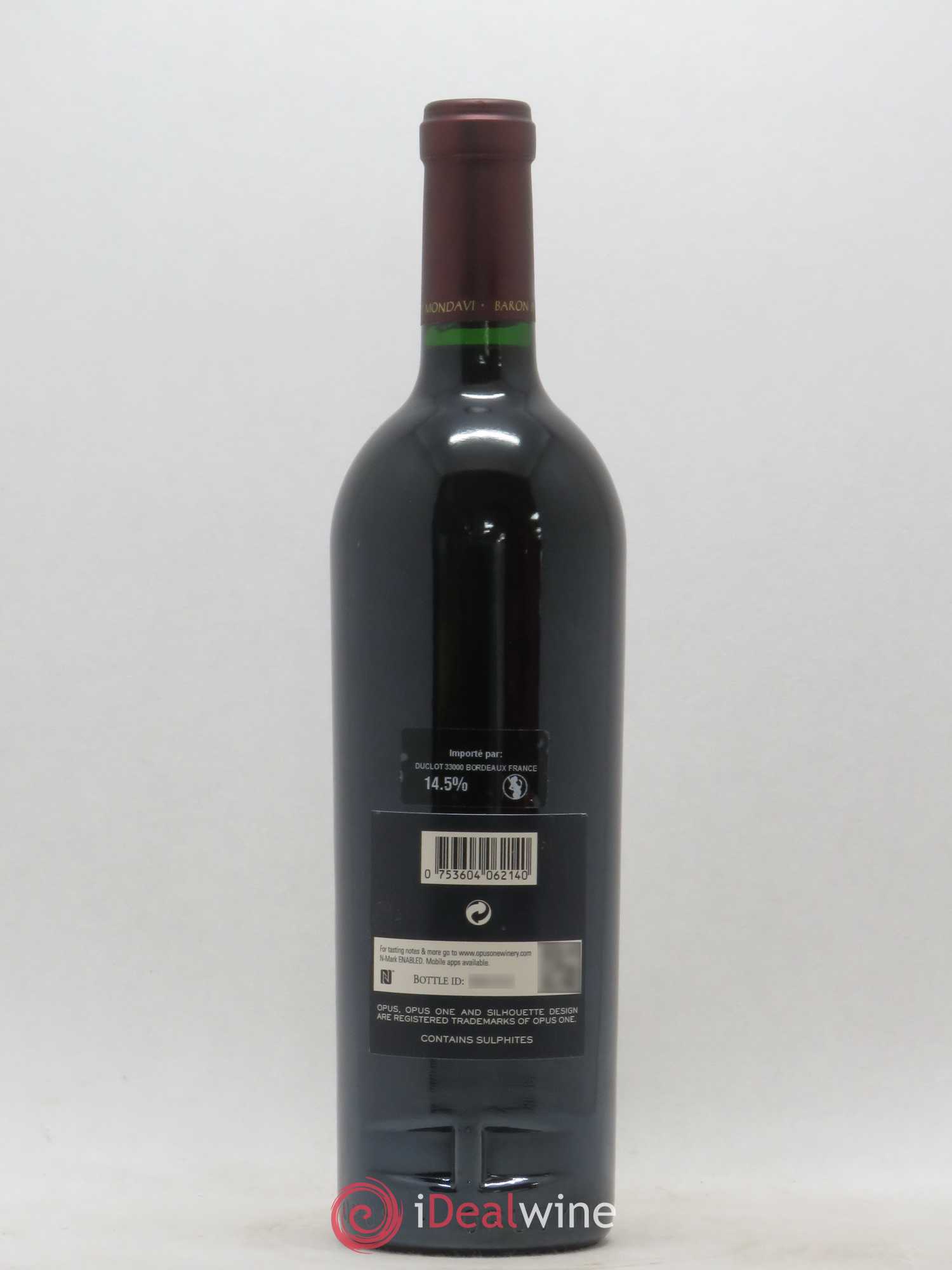 Napa Valley Opus One Robert Mondavi 2014 - Lot de 1 bouteille - 1