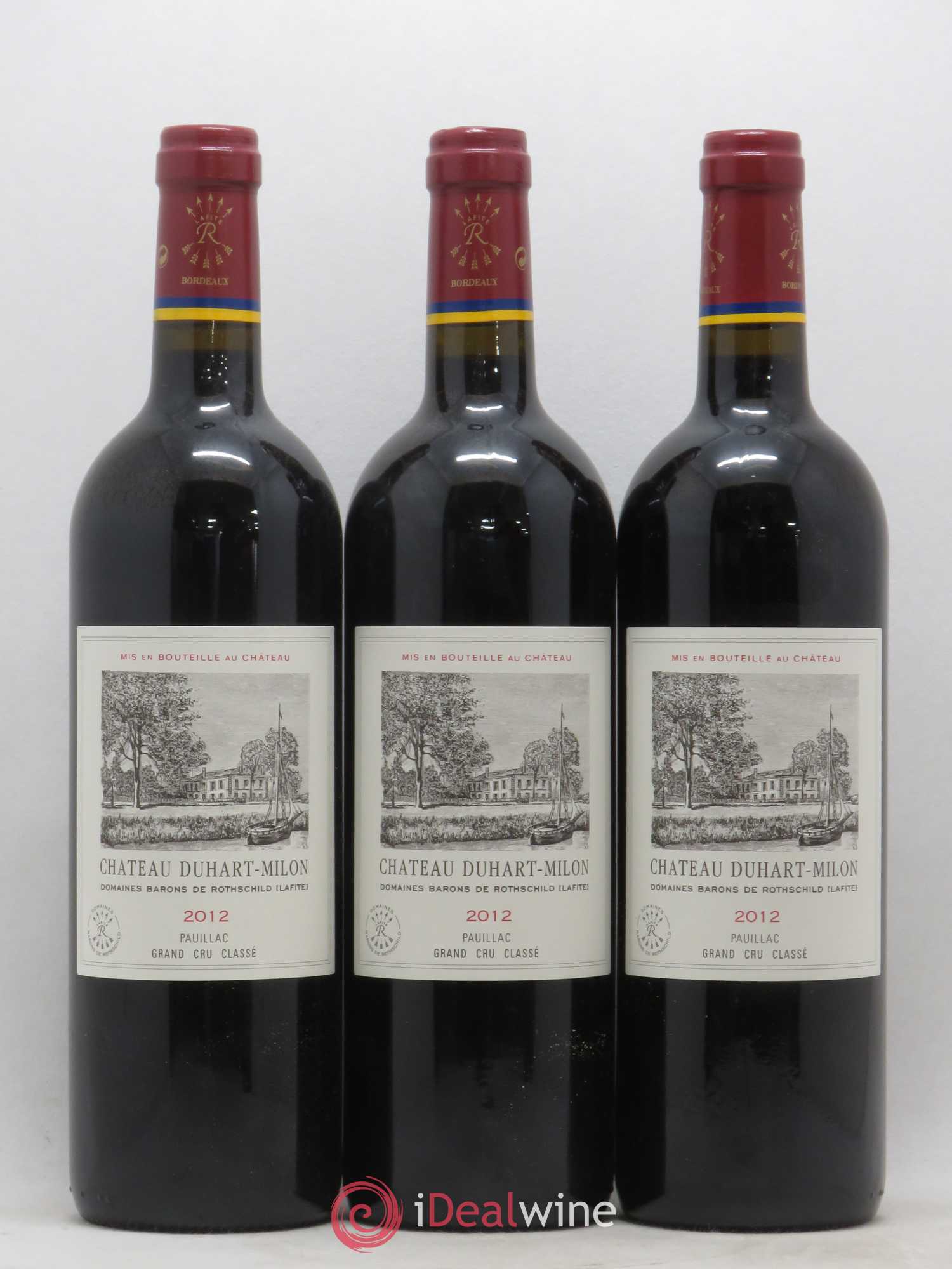 Château Duhart-Milon 4ème Grand Cru Classé 2012 - Lot de 3 bouteilles - 0