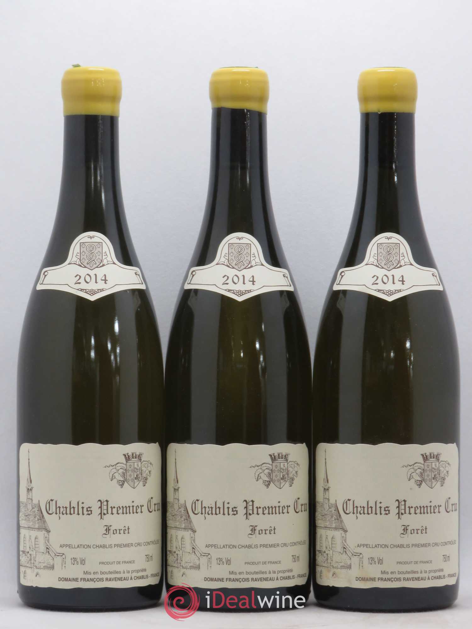 Chablis 1er Cru Forêt Raveneau (Domaine) 2014 - Lot de 3 bouteilles - 0