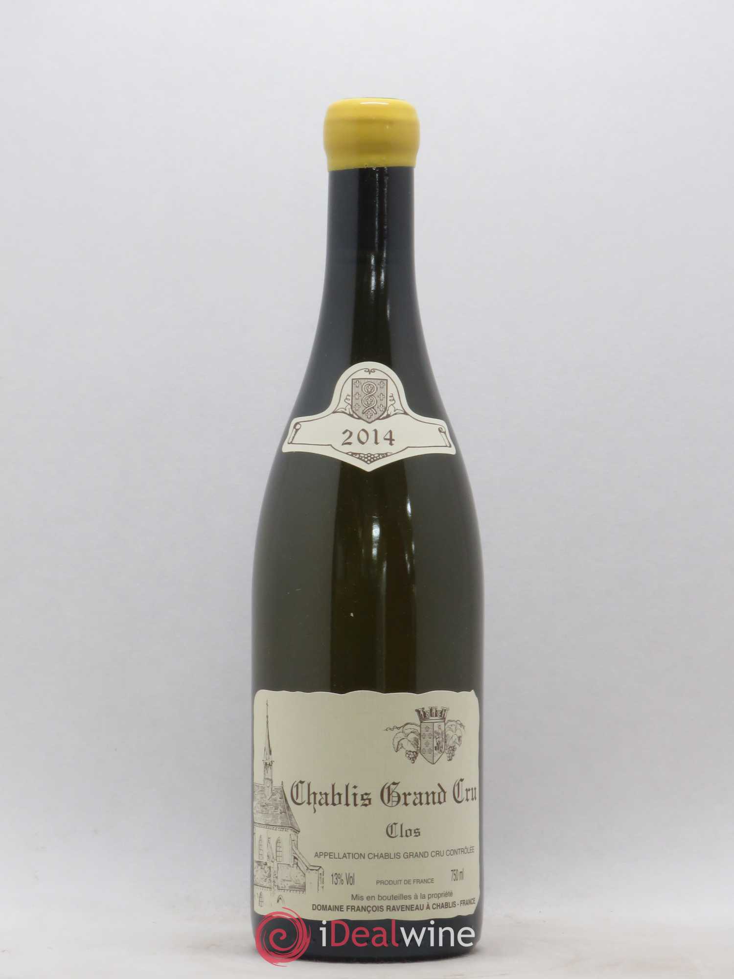 Chablis Grand Cru Clos Raveneau (Domaine) 2014 - Lot de 1 bouteille - 0