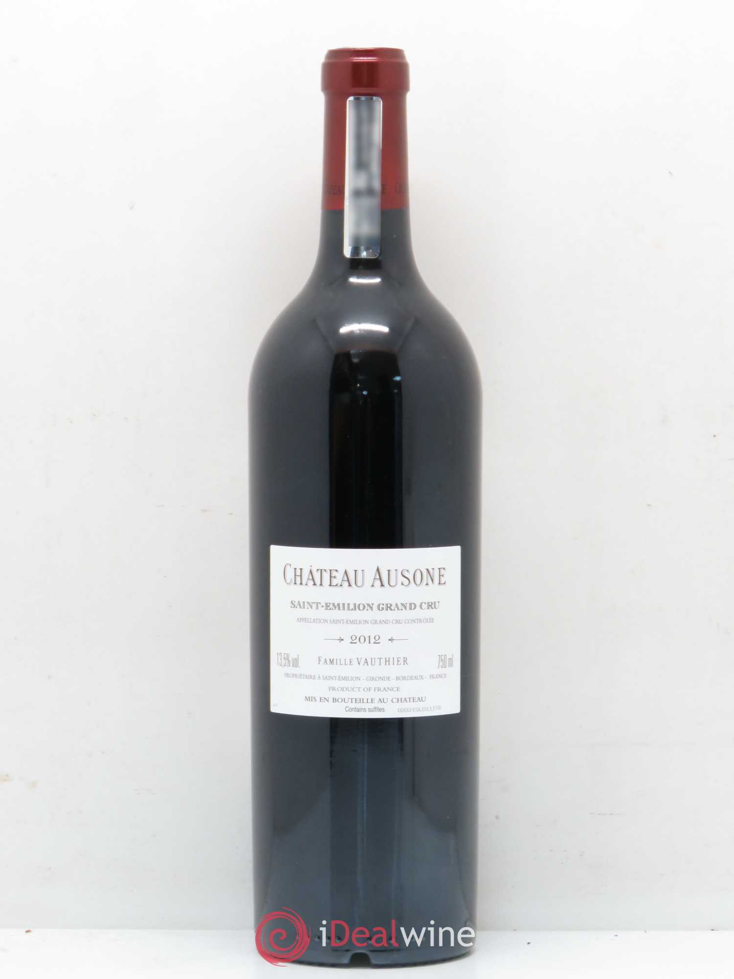 Château Ausone 1er Grand Cru Classé A 2012 - Lot de 1 bouteille - 1